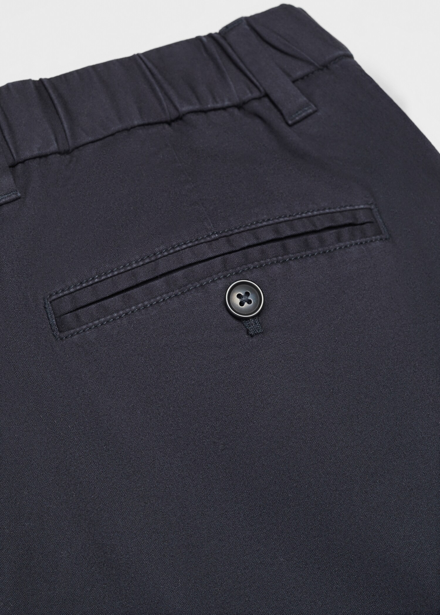 Slim-fit chino cotton bermuda shorts - Details of the article 8