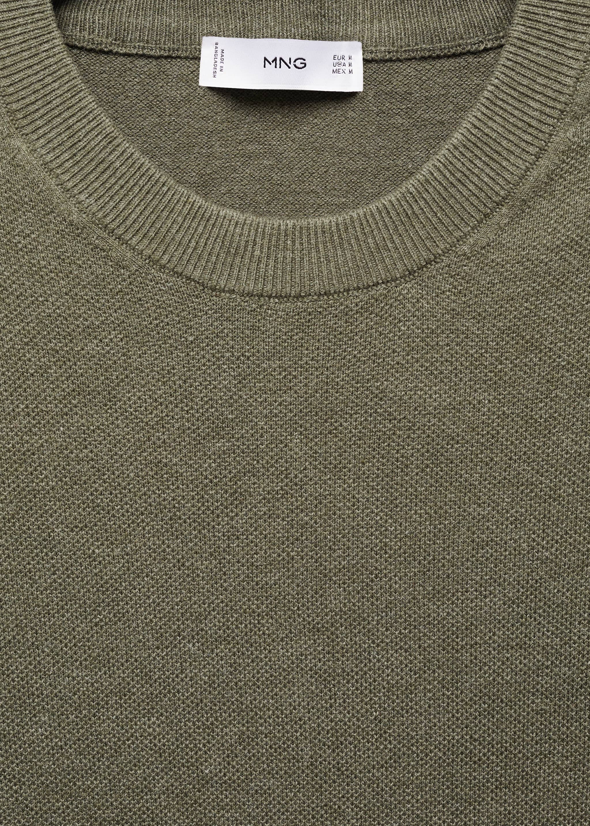 T-shirt maille coton structuré - Détail de l'article 8
