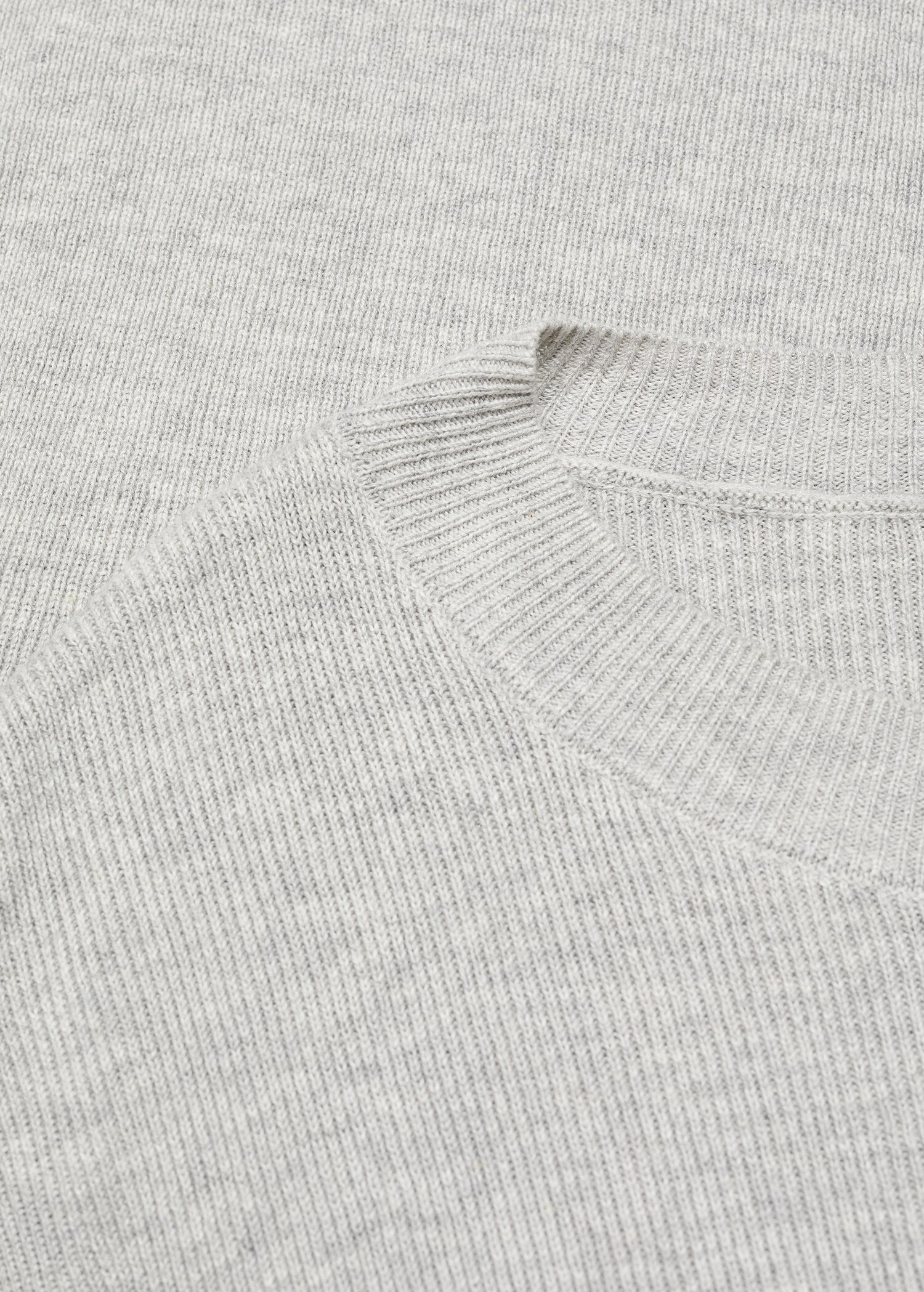 Cotton-linen round-neck knitted sweater - Details of the article 8