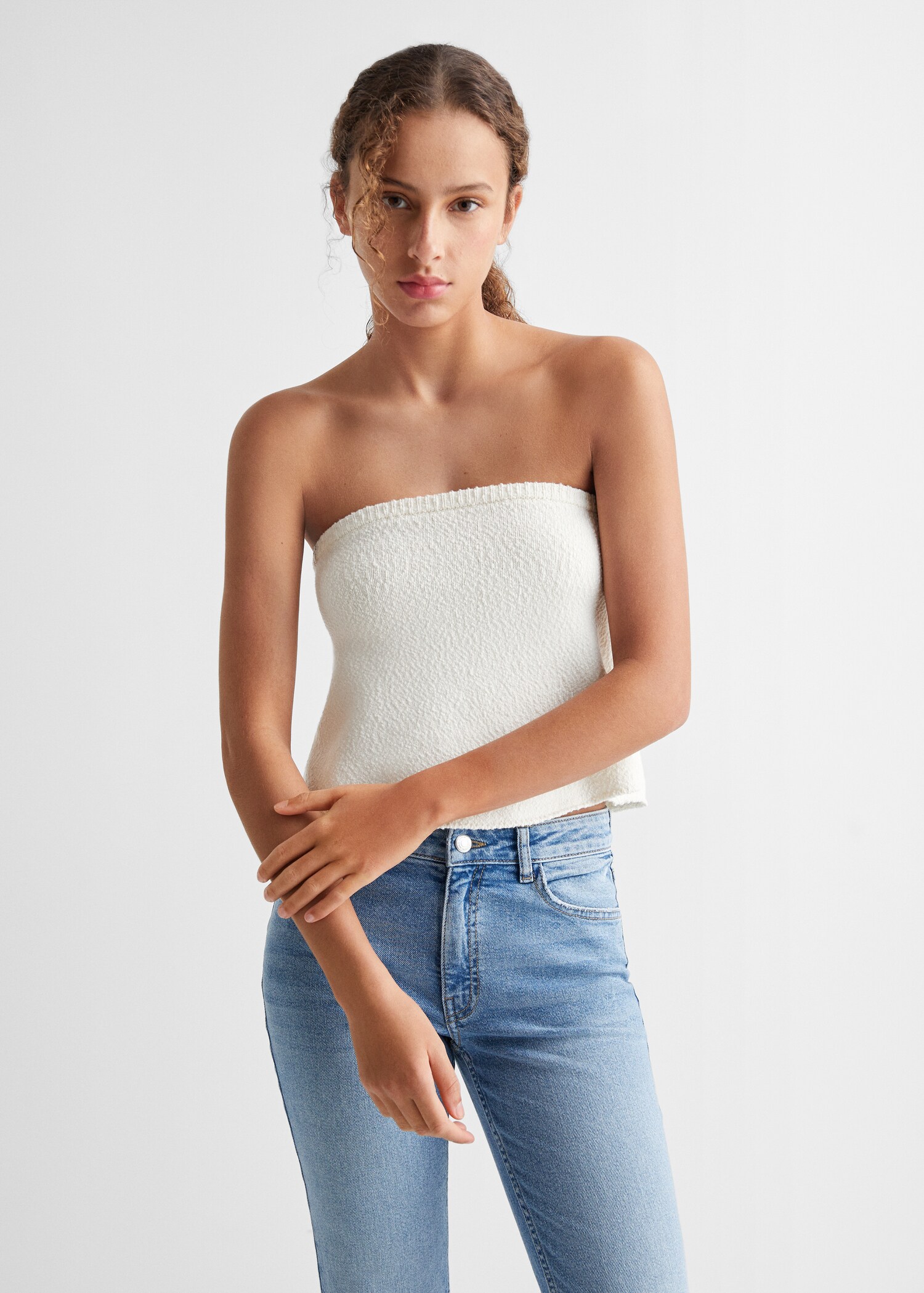 Ponte bandeau top - Medium plane