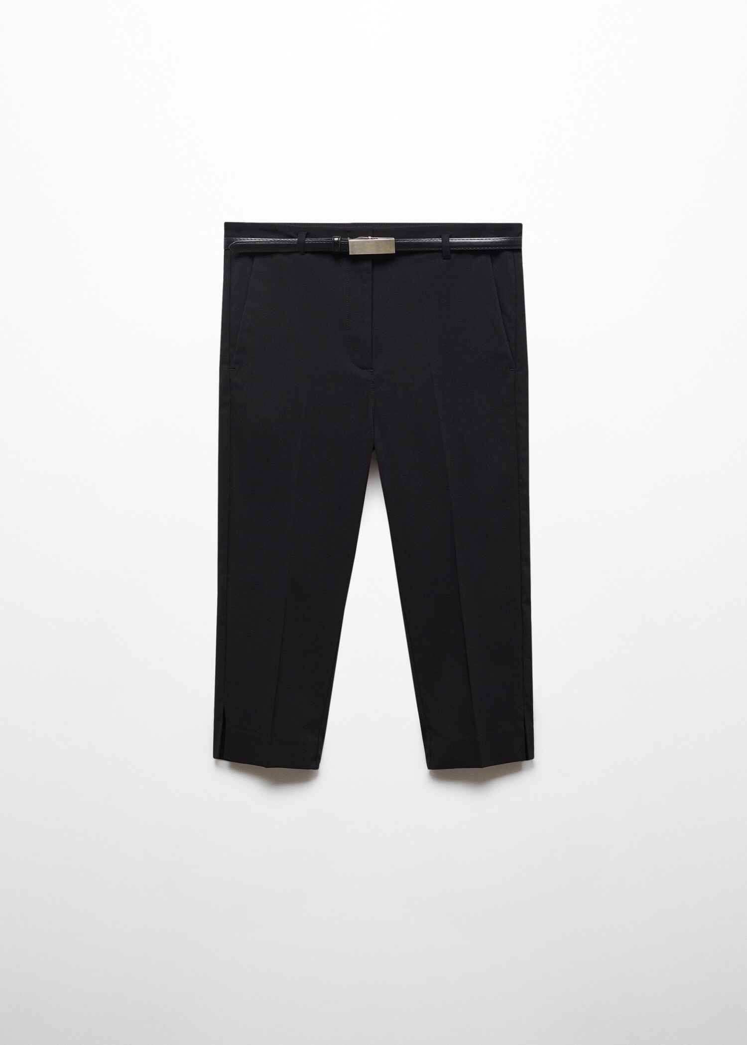 Belted capri trousers - Article without model