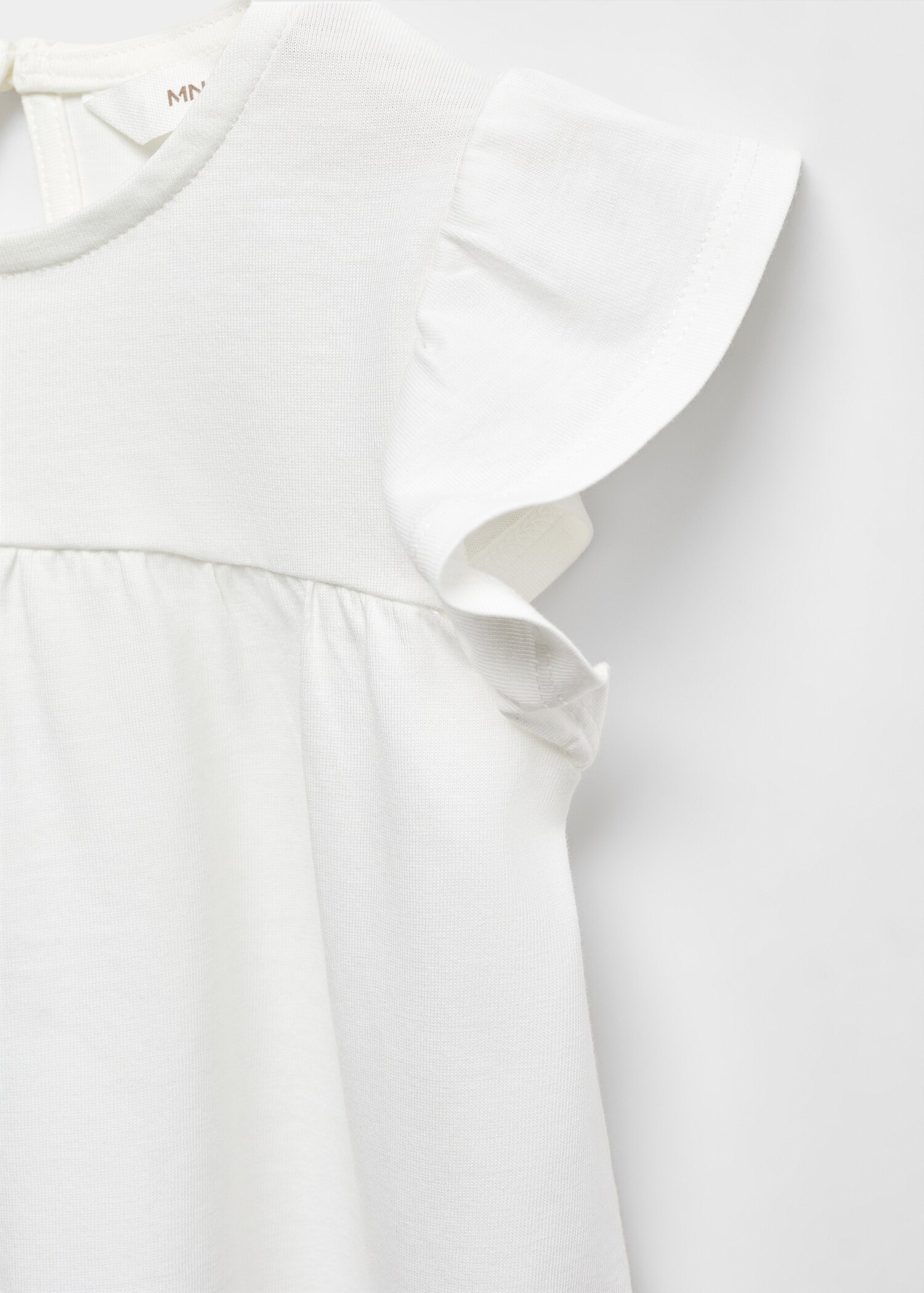 T-Shirt mit bestickten Volants - Detail des Artikels 0