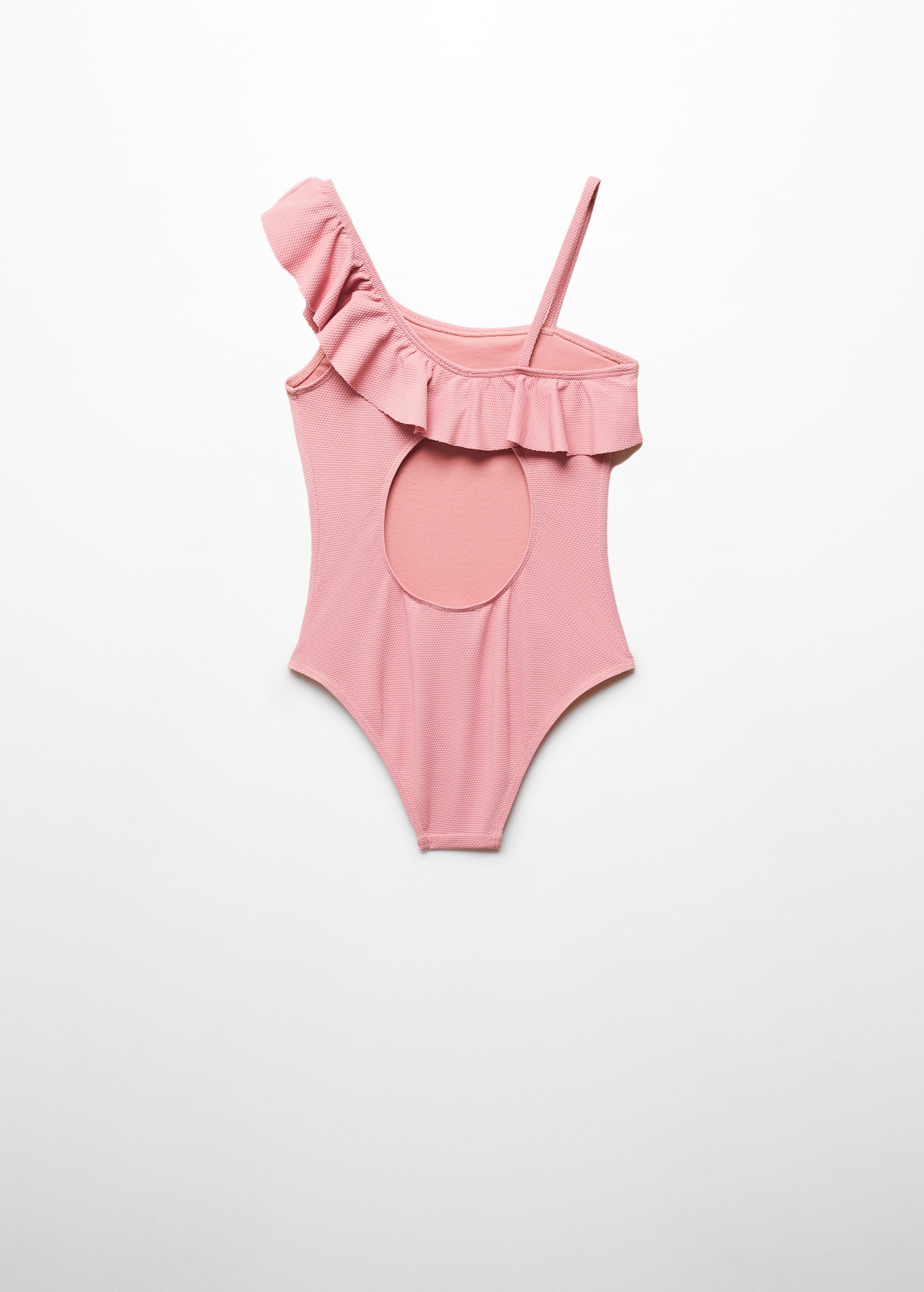 Asymmetric ruffle swimsuit - Reverse of the article