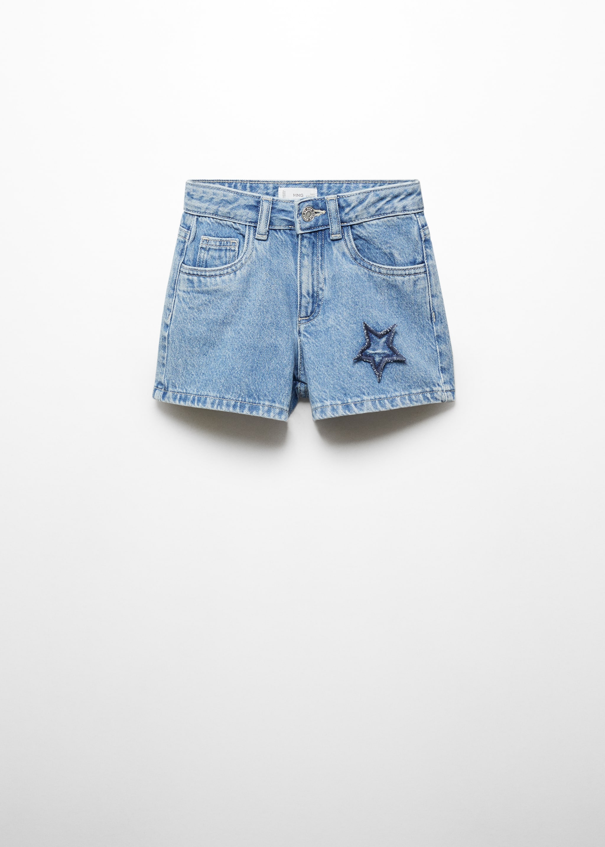 Star denim shorts - Article without model