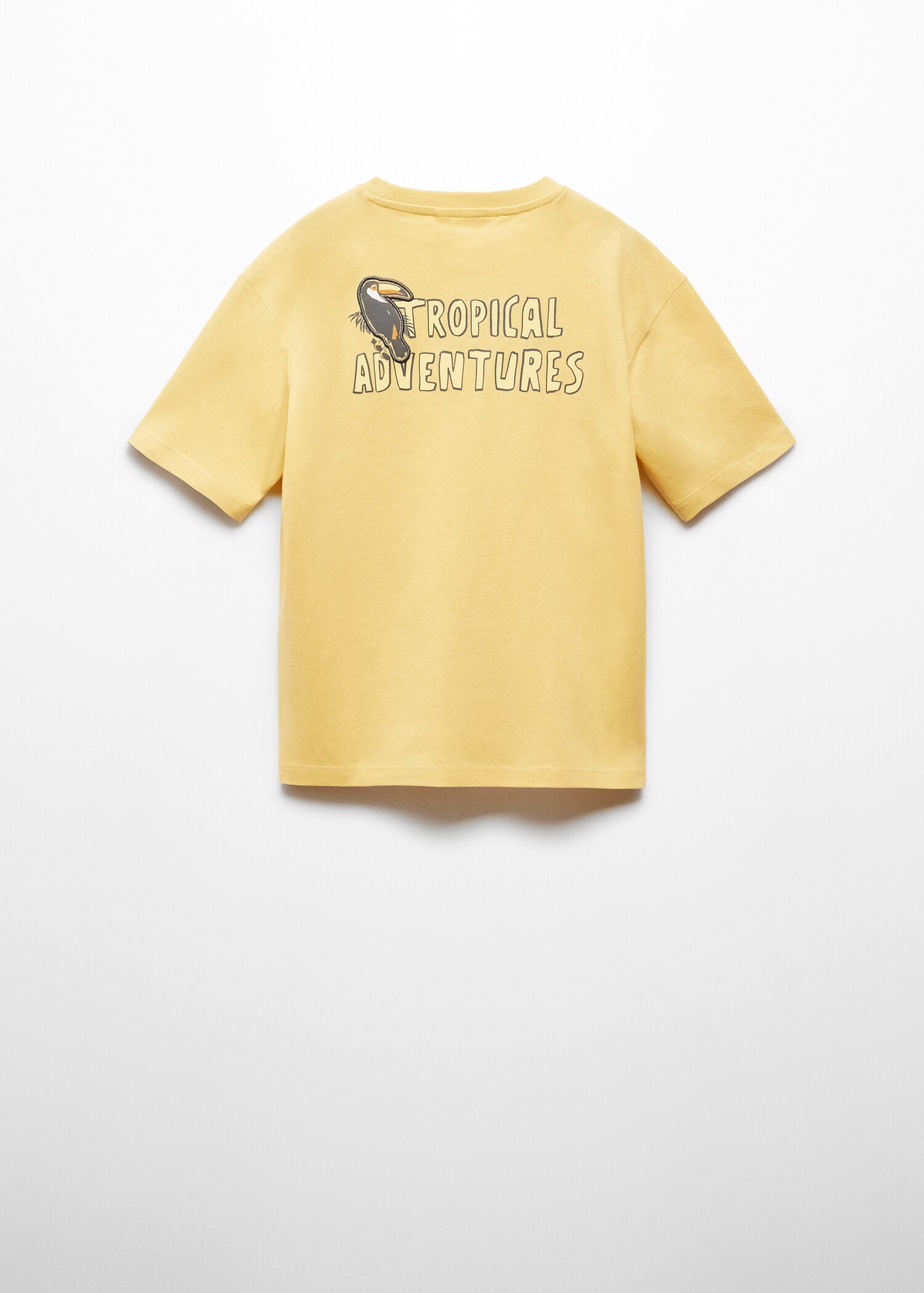 Camiseta mensaje estampado - Reverso del artículo