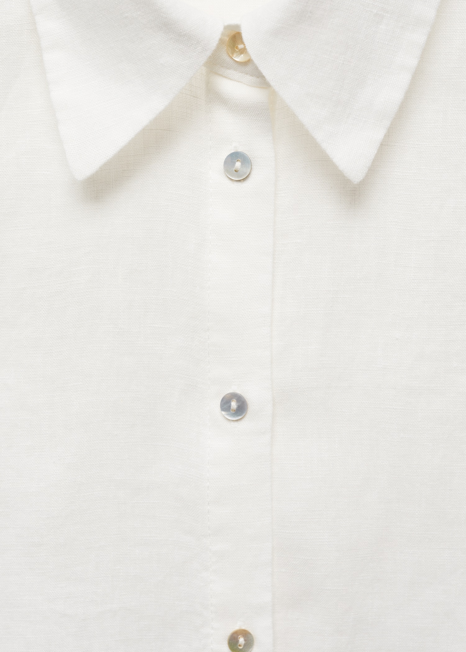 Linen pyjama shirt - Details of the article 8