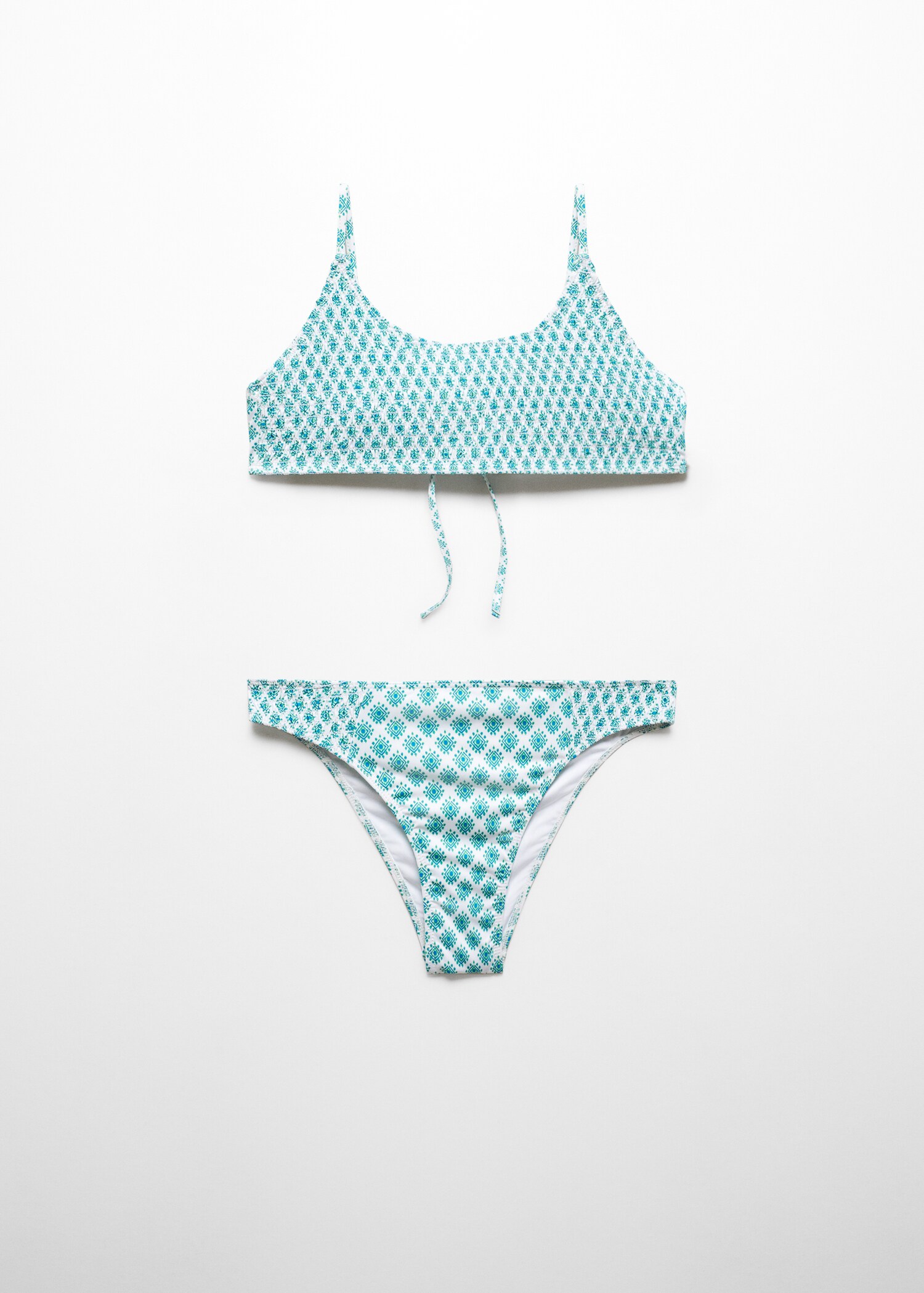 Ruched printed bikini - Article without model