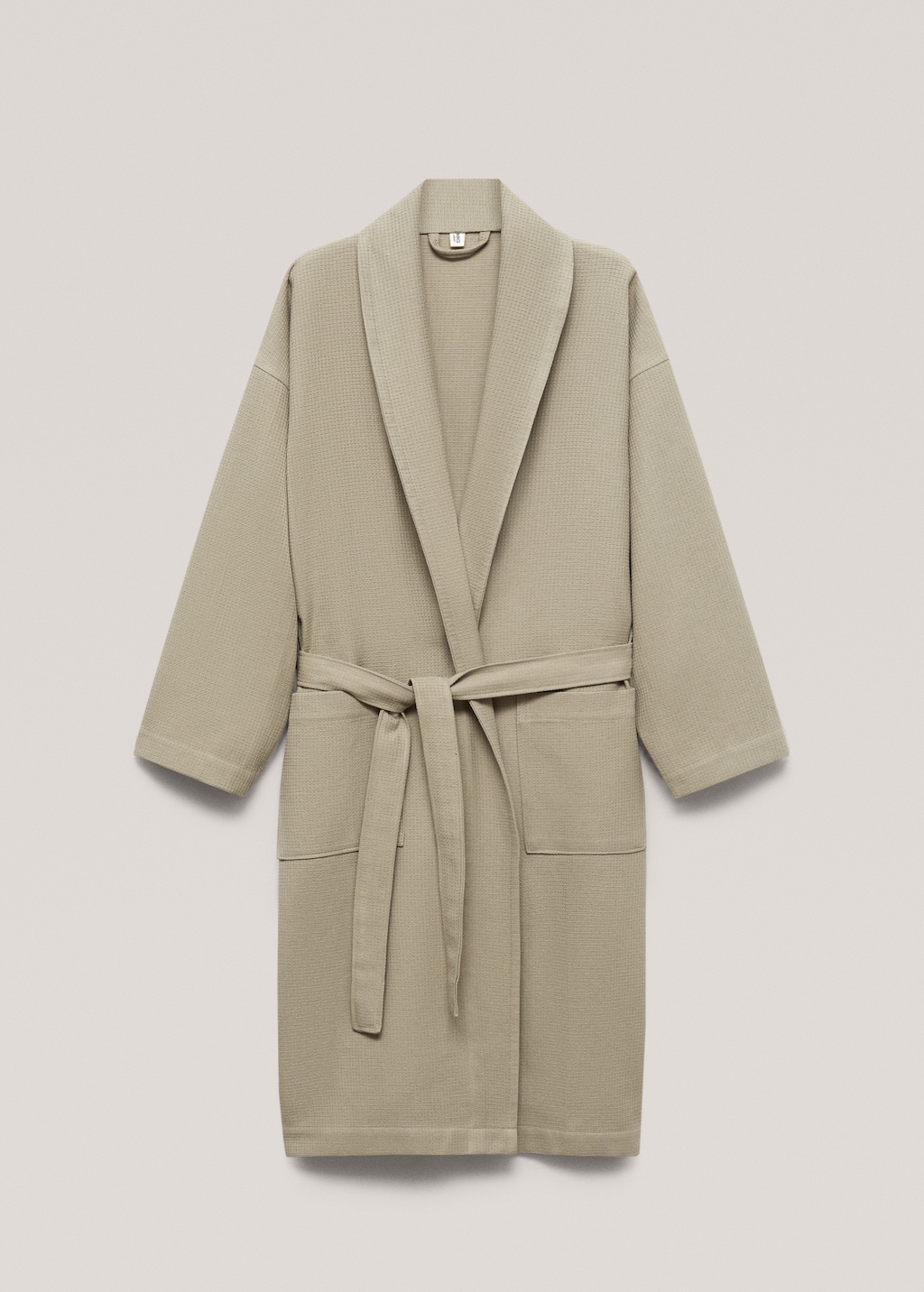 Peignoir coton gaufré hotsell