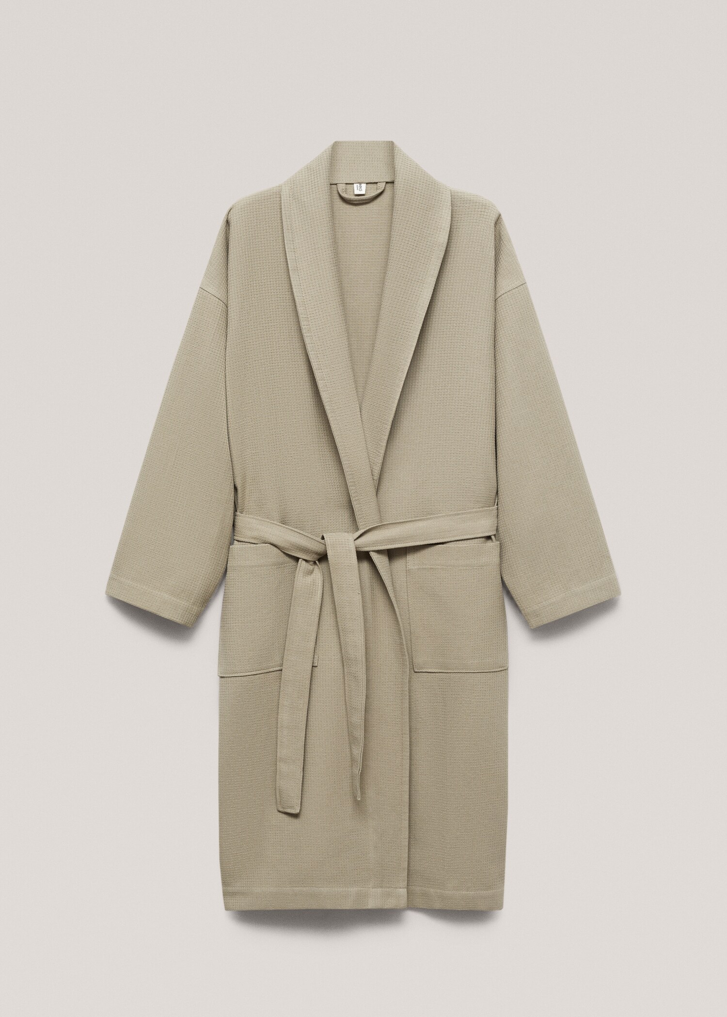 100% cotton waffle bathrobe - Article without model