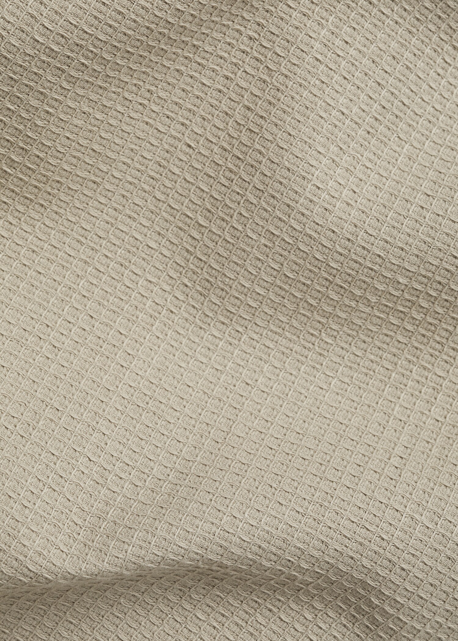 100% cotton waffle bathrobe - Details of the article 3