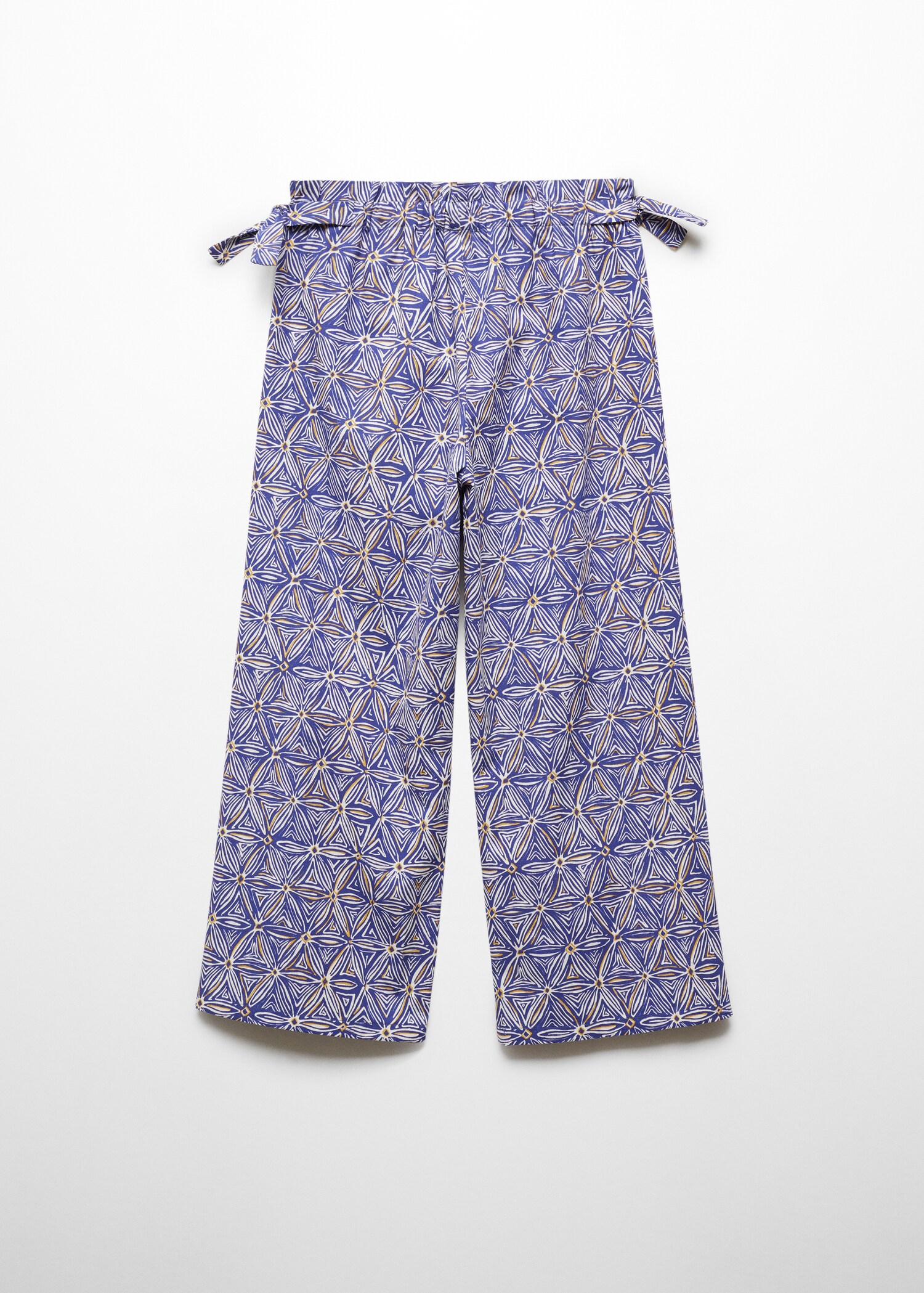 Calças com estampado de laços - Verso do artigo