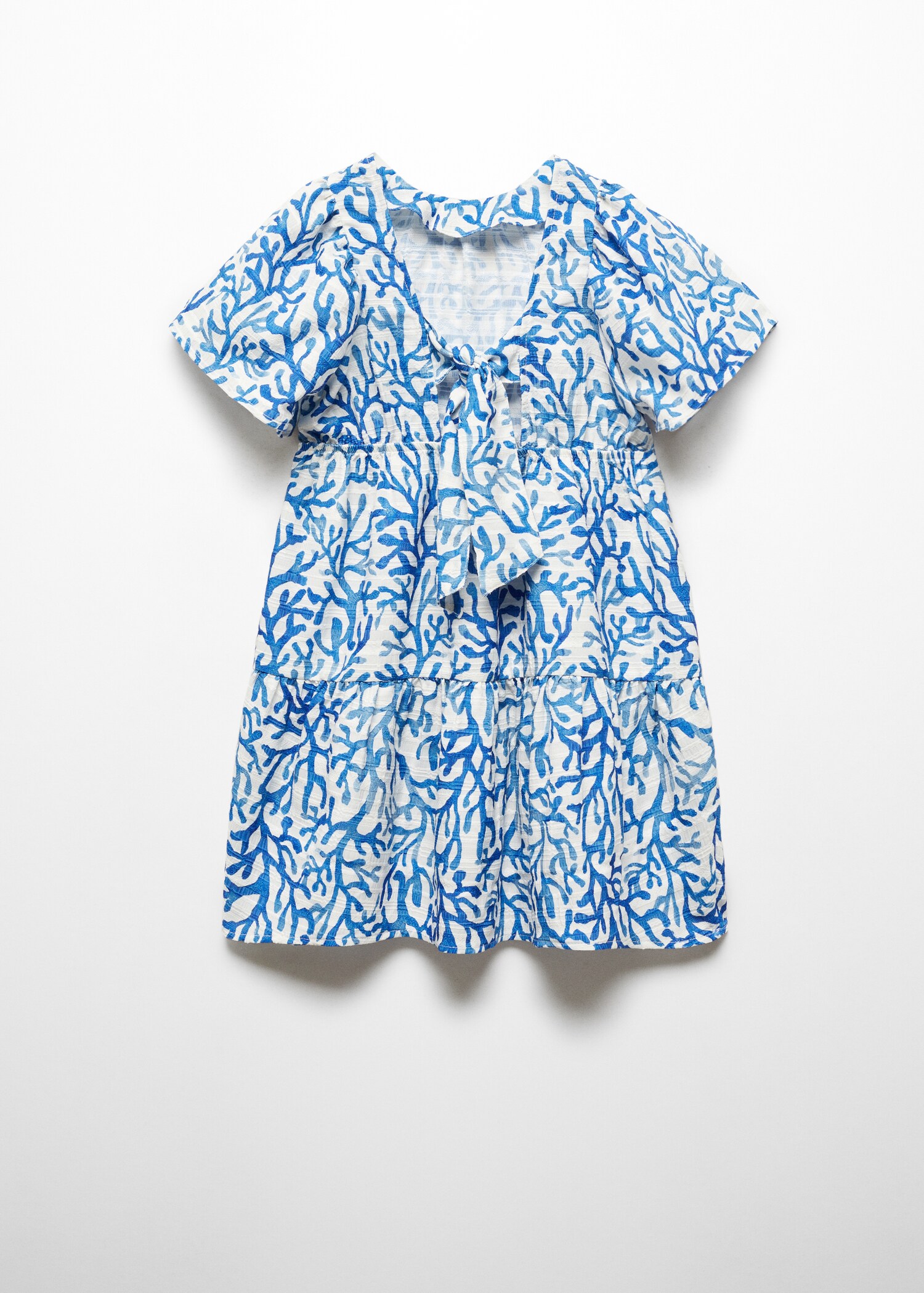 Vestido estampado lazo - Reverso del artículo