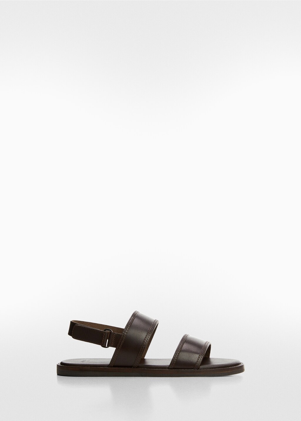 100% leather strap sandal