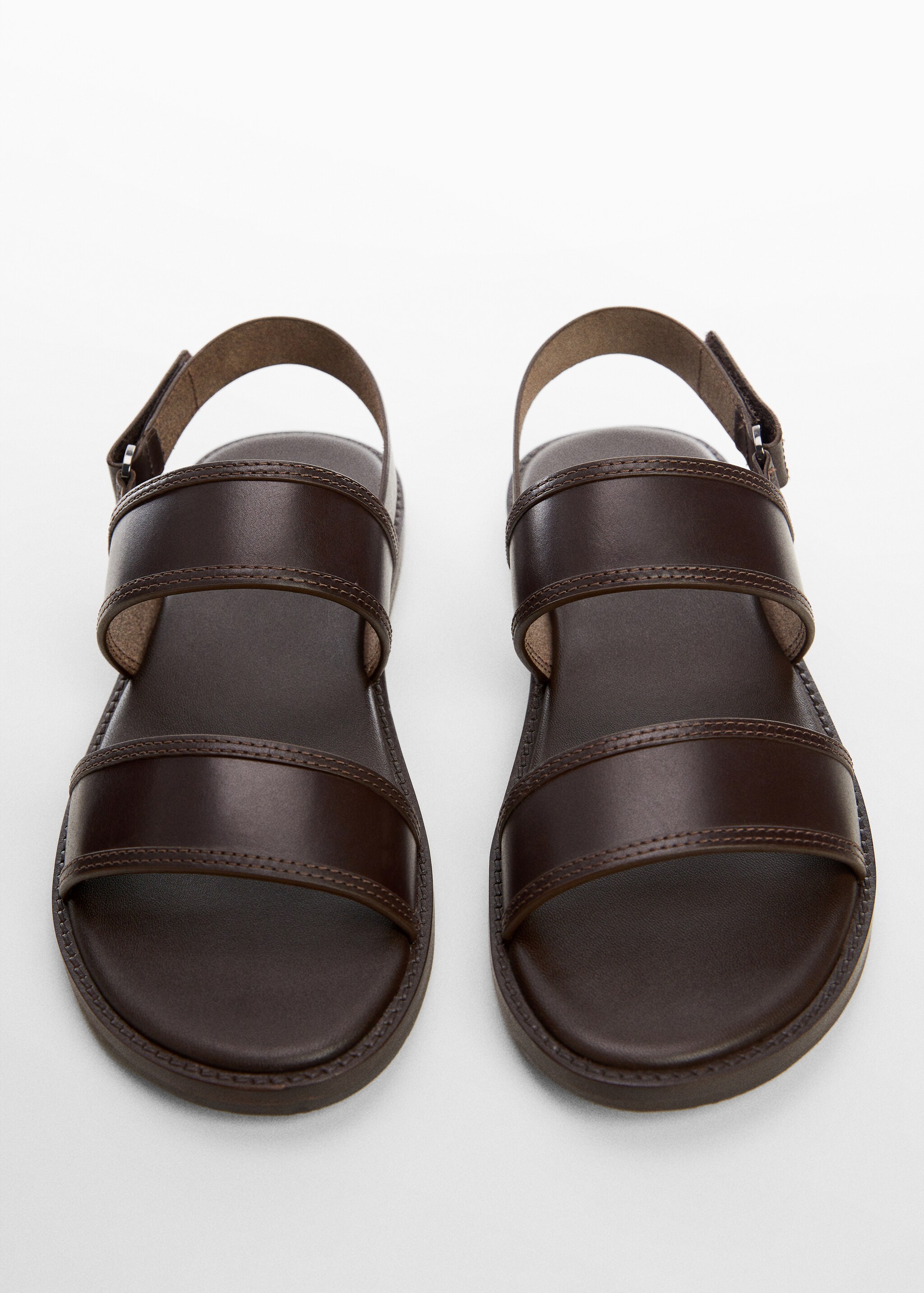 100% leather strap sandal - Details of the article 2