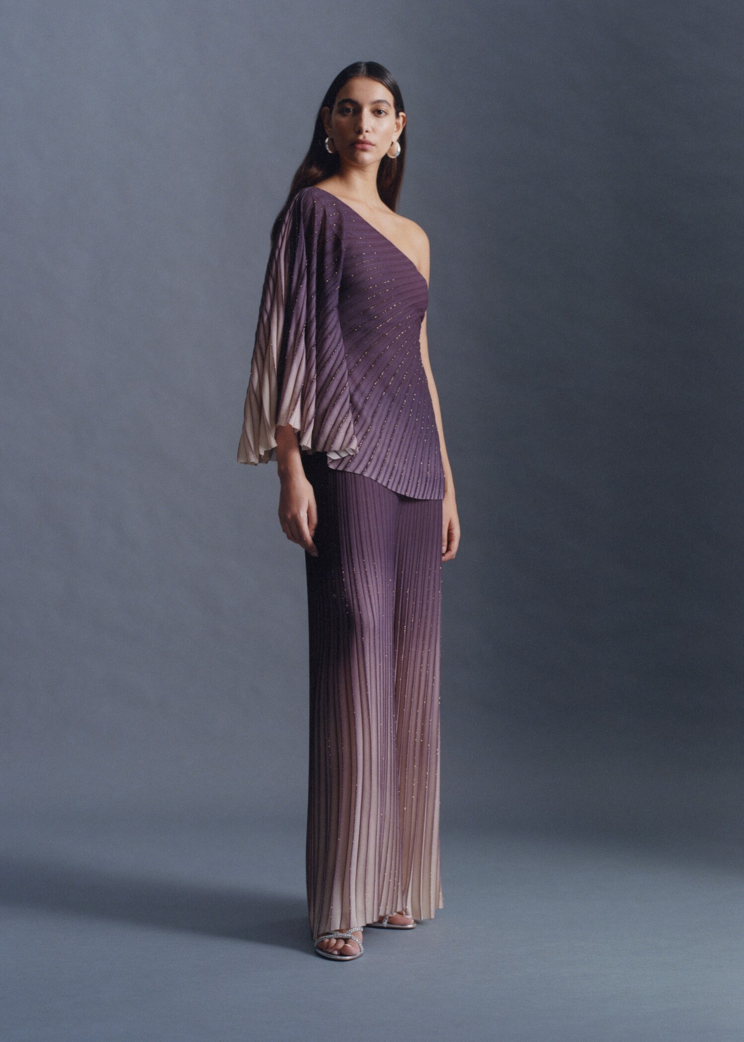 Pleated wideleg pants - Details of the article 7