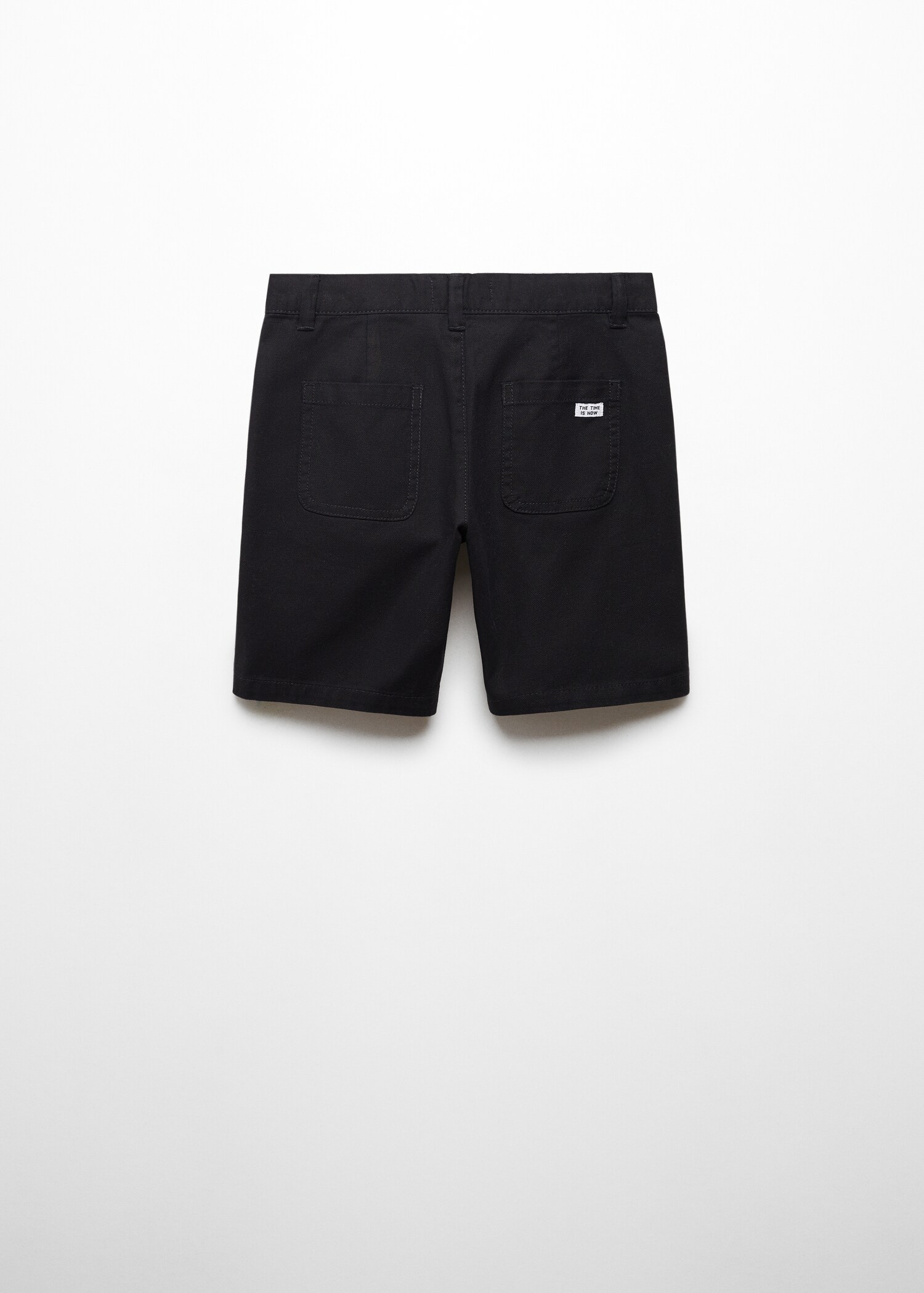 Slim Fit-Bermudashorts aus Baumwolle - Rückseite des Artikels