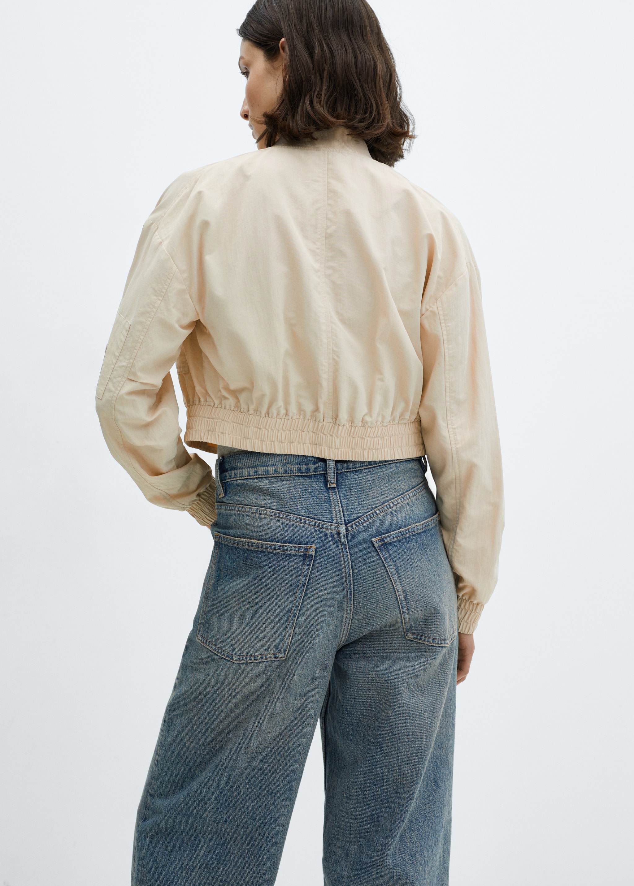 Bomber jacket with pocket - Reverse of the article