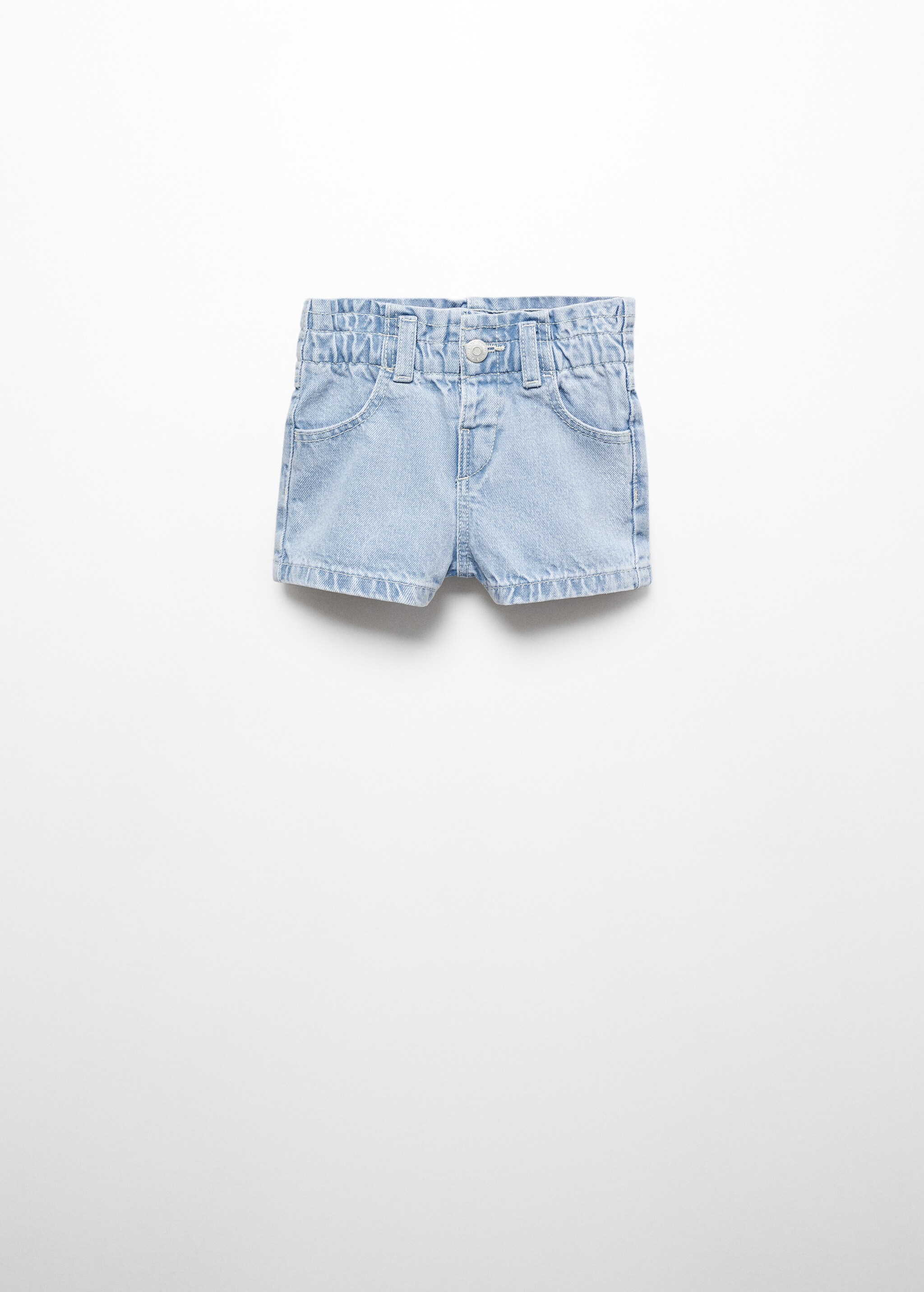 Paperbag denim shorts - Article without model