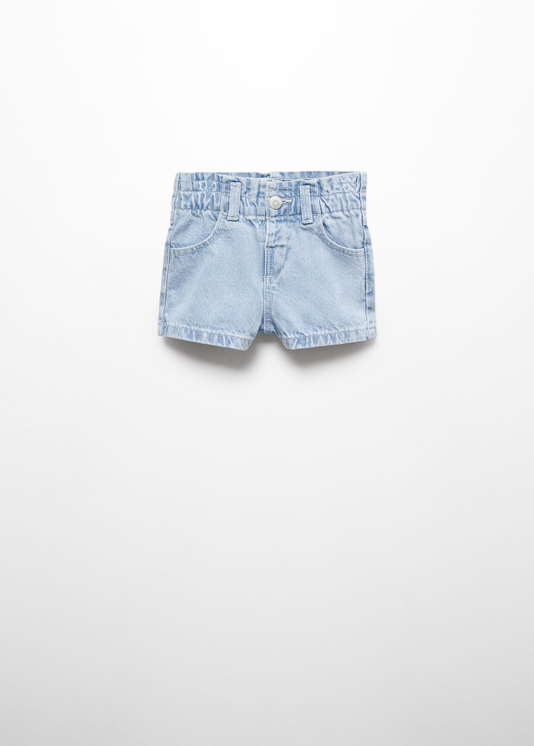 Paperbag denim shorts - Article without model