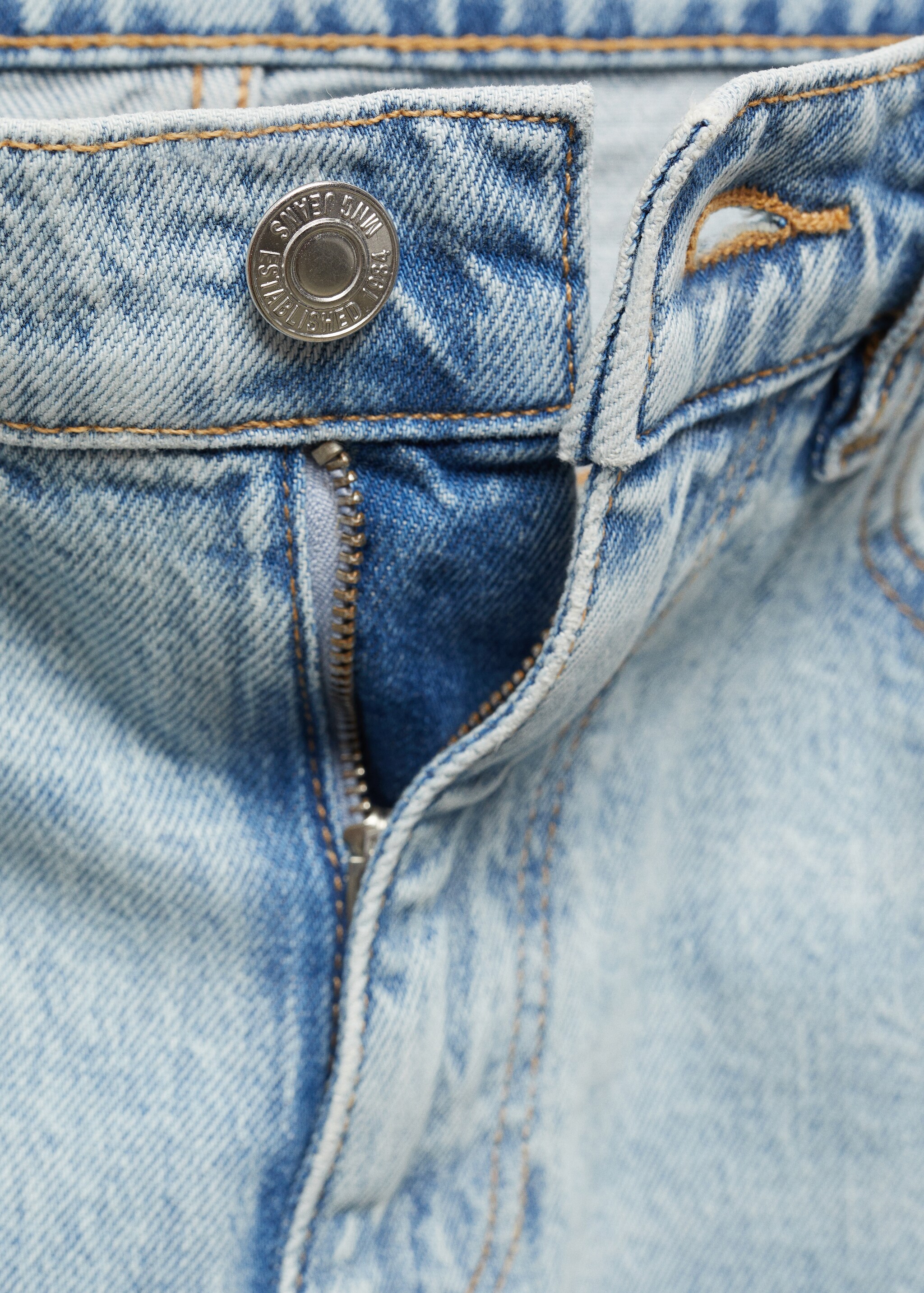 Комфортные джинсы Newmom с высокой талией - Деталь изделия 8