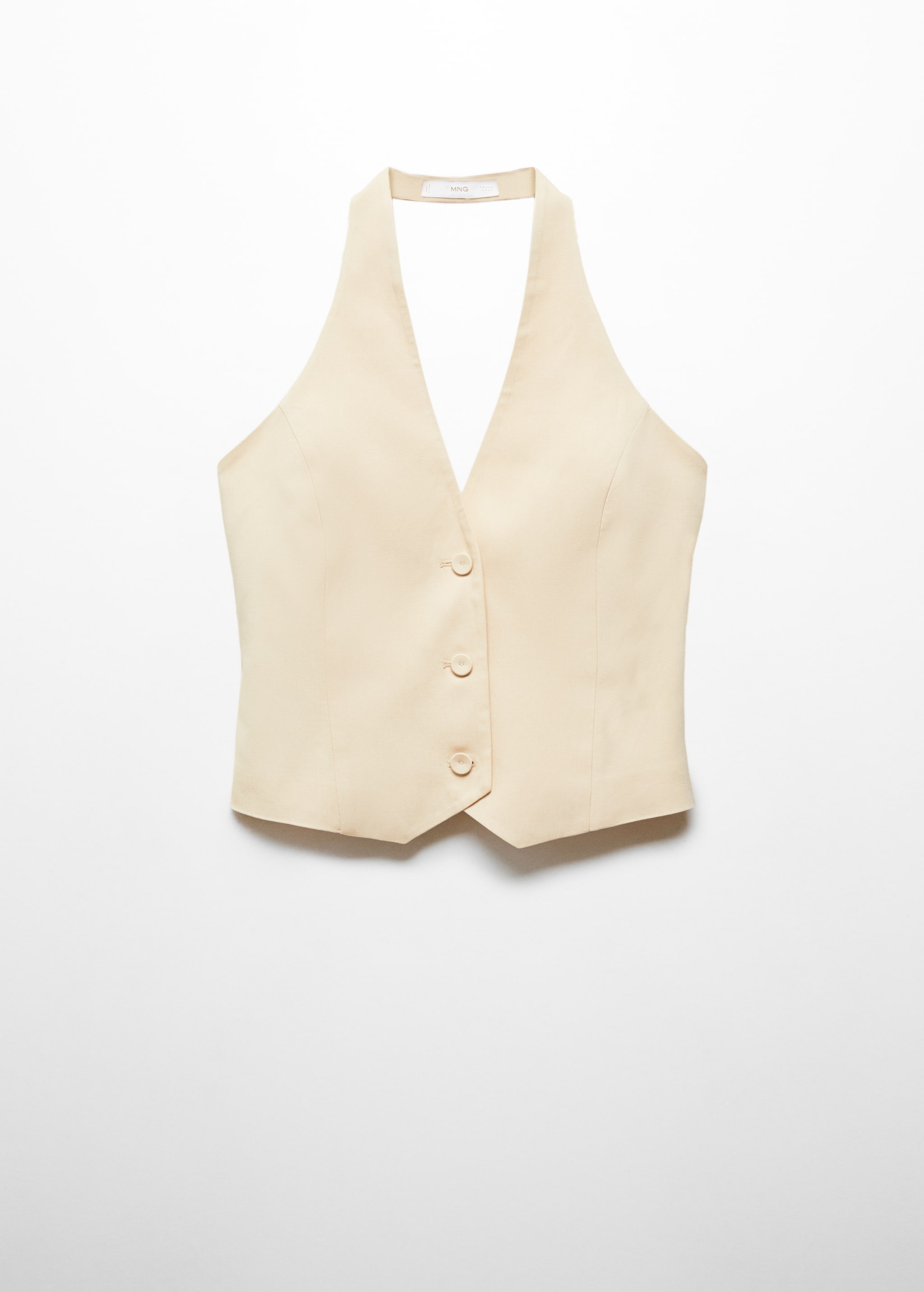 Lyocell halter waistcoat - Article without model