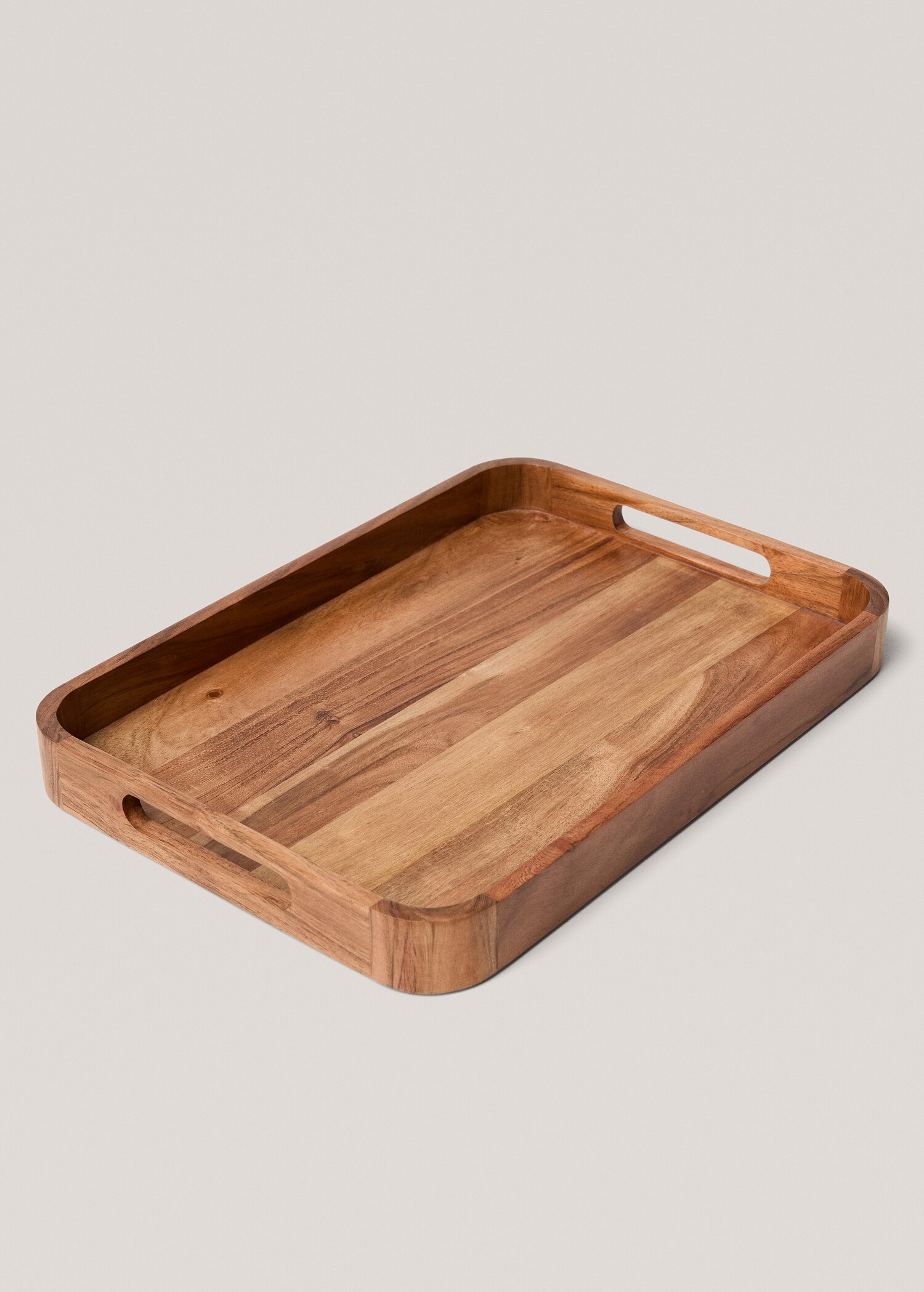 Rectangular wooden tray 40x28cm - Details of the article 1