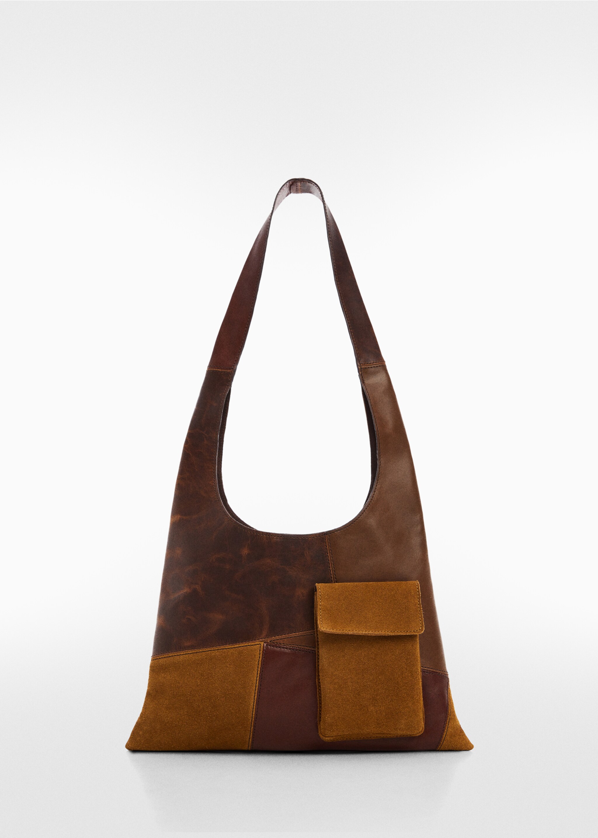 Bolso piel patchwork - Artículo sin modelo
