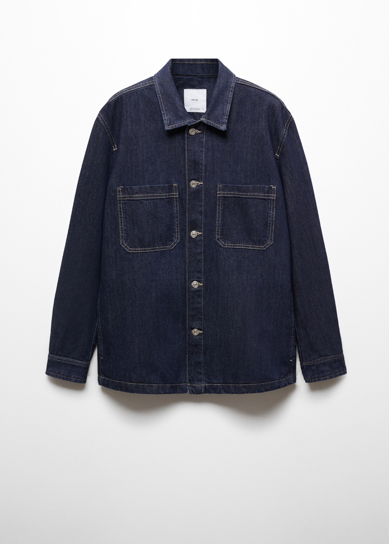 Pocket denim overshirt - Article without model