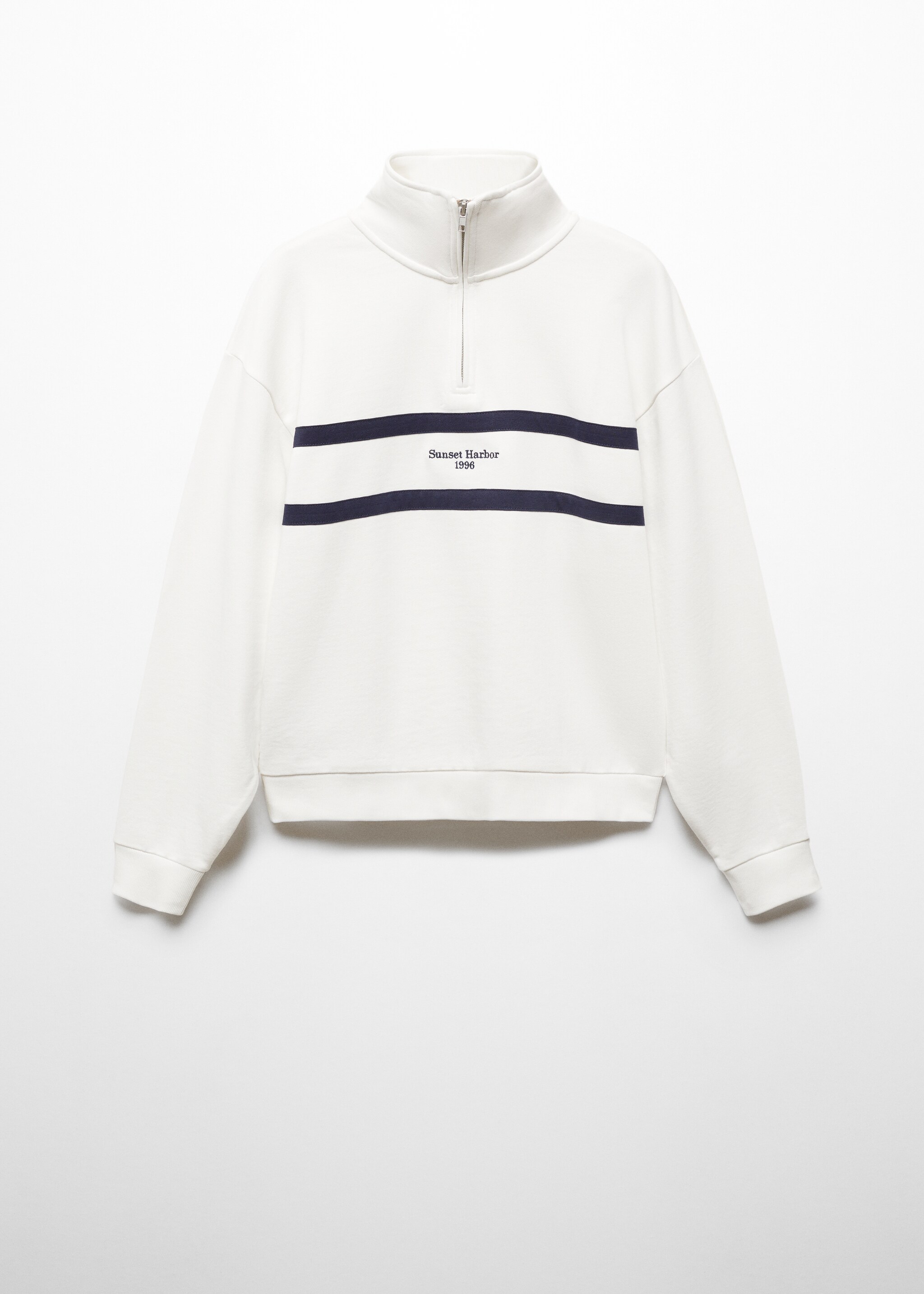 Turtleneck sweatshirt with zip - Article without model