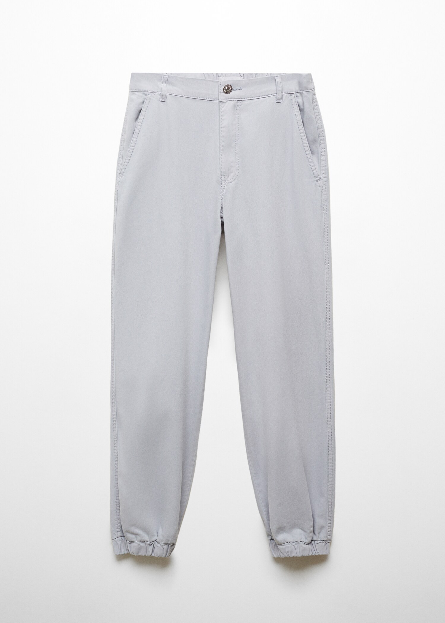 Cotton jogger-style trousers - Article without model