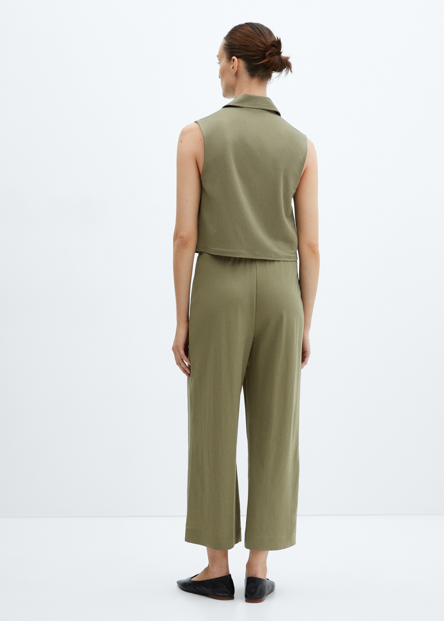 Gilet col chemise - Verso de l’article