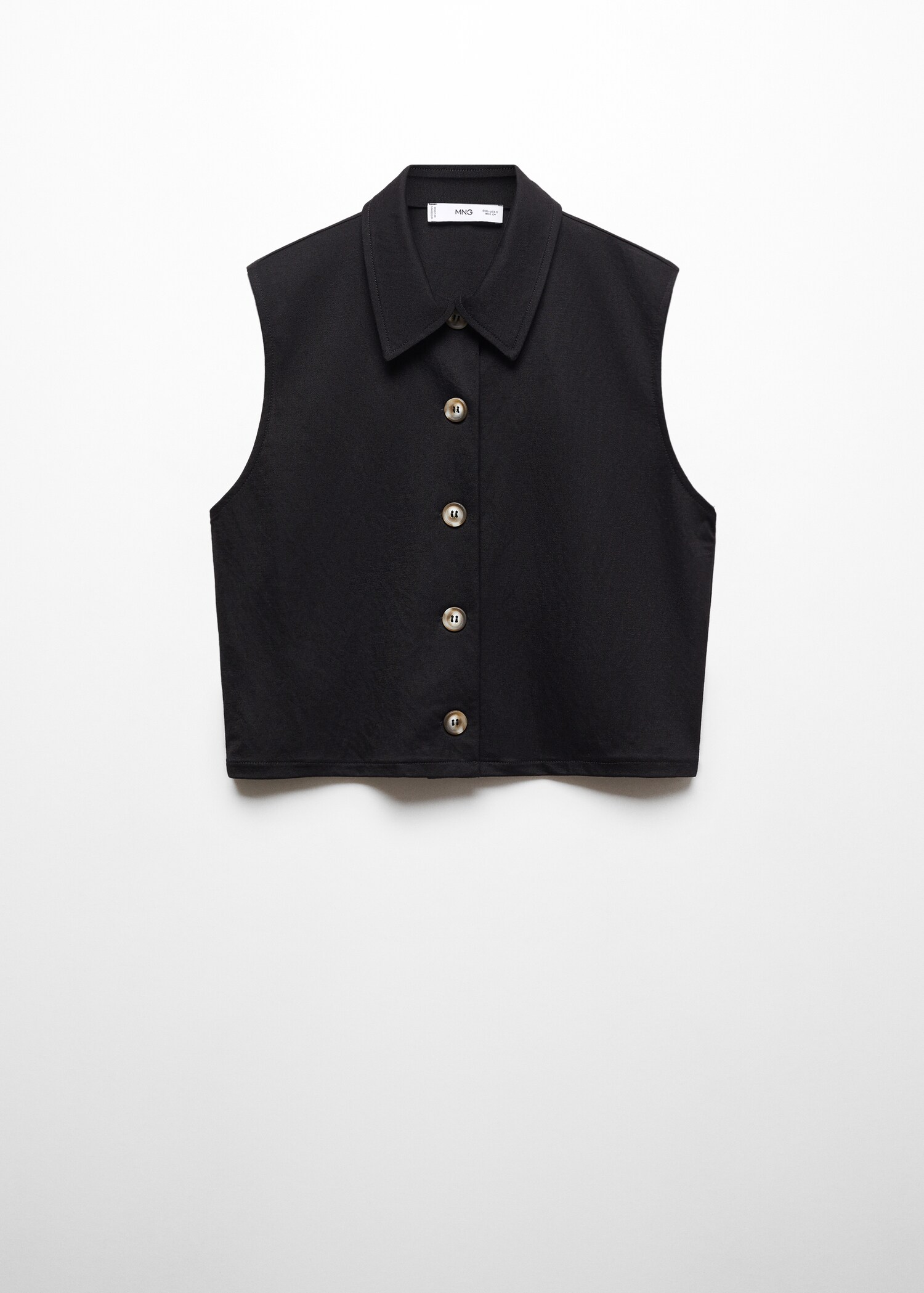 Shirt collar waistcoat