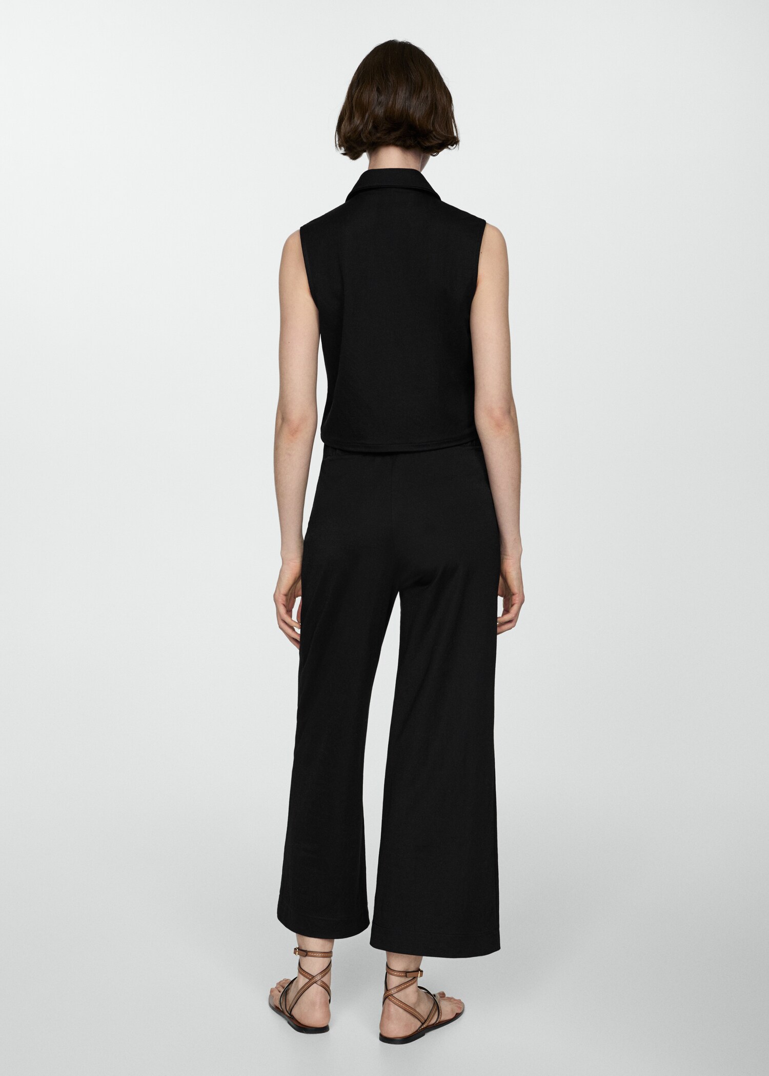 Gilet col chemise - Verso de l’article