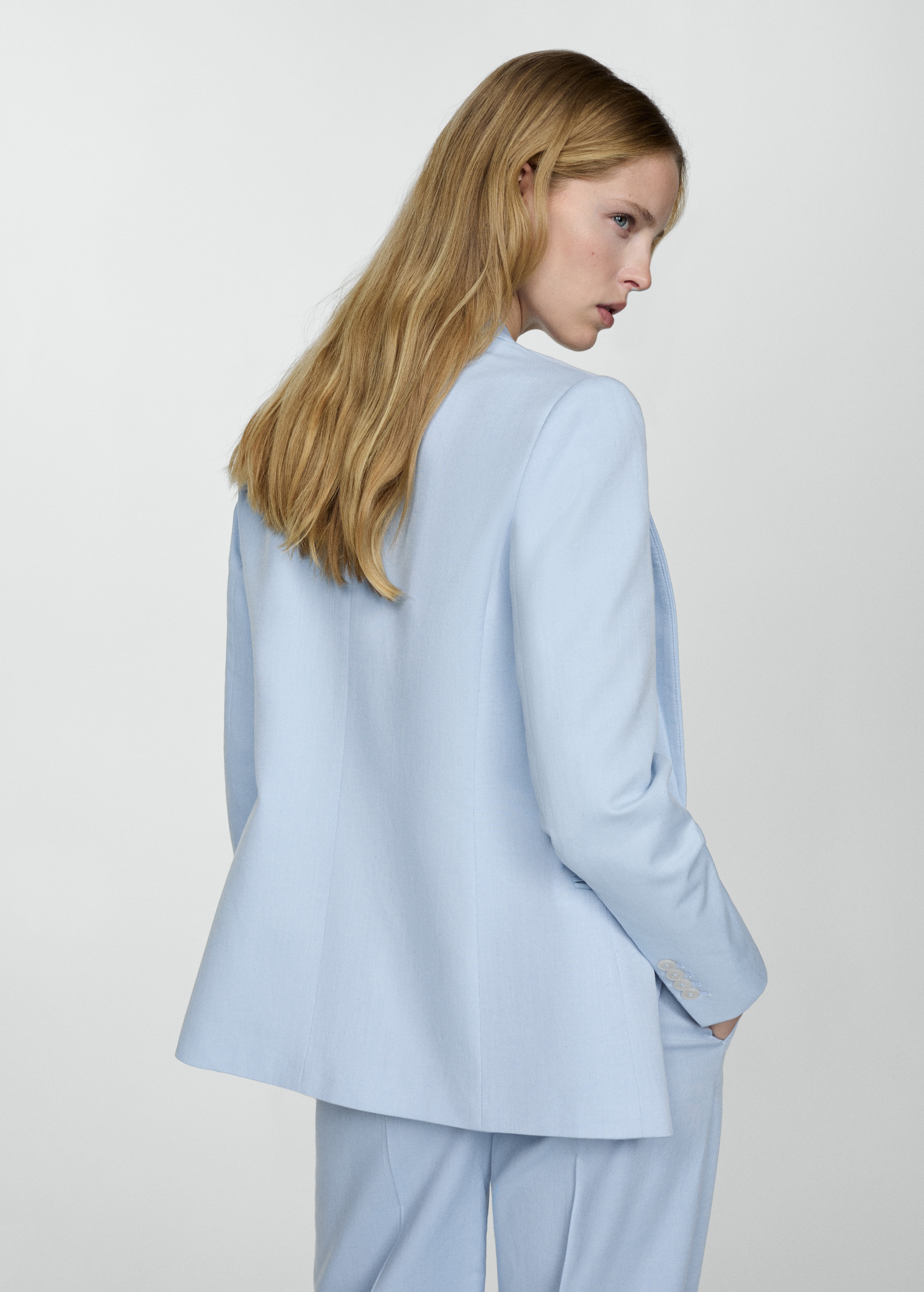 Lyocell suit jacket - Reverse of the article