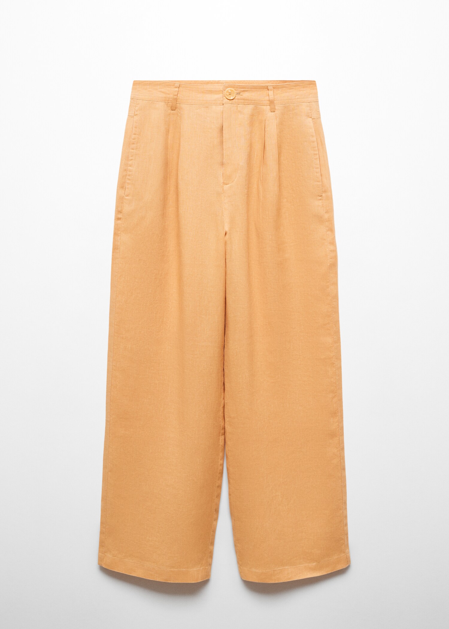 100% linen wideleg trousers - Article without model