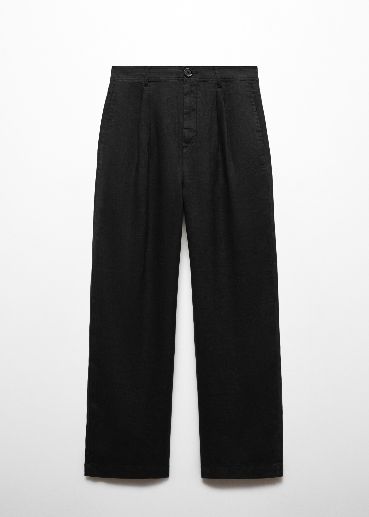 100% linen wideleg trousers - Article without model