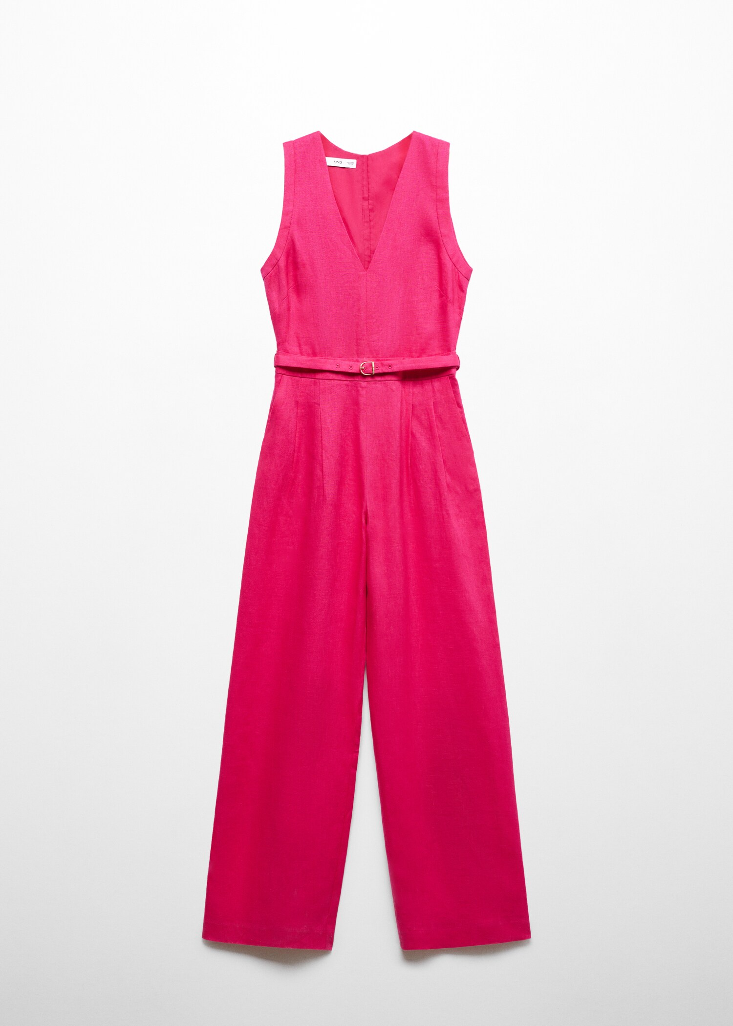 100% linen jumpsuit with belt - Article without model