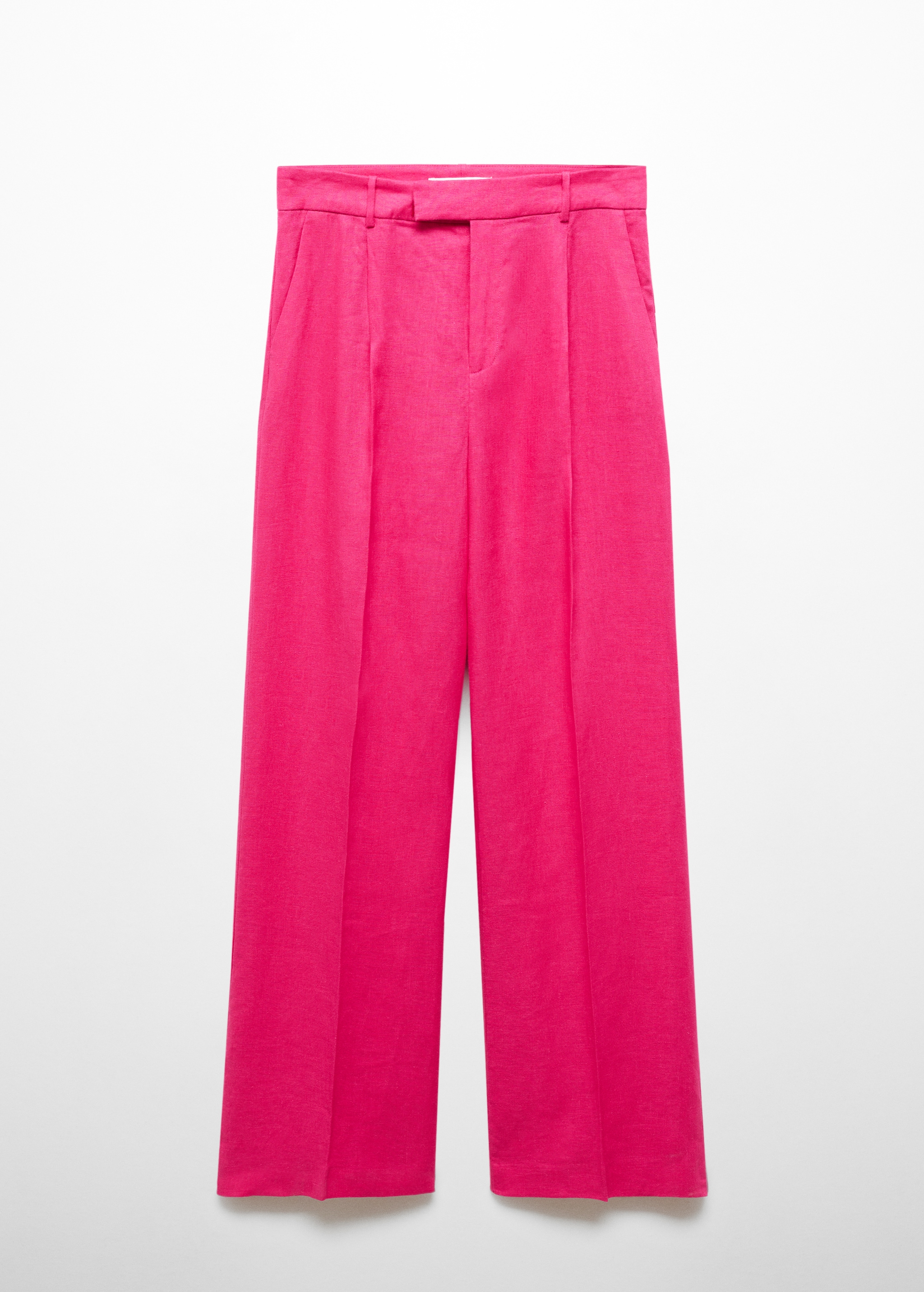 Pleated linen pants - Article without model