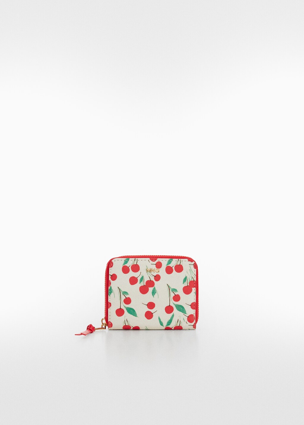 Cherry-printed wallet - Woman | MANGO Gibraltar