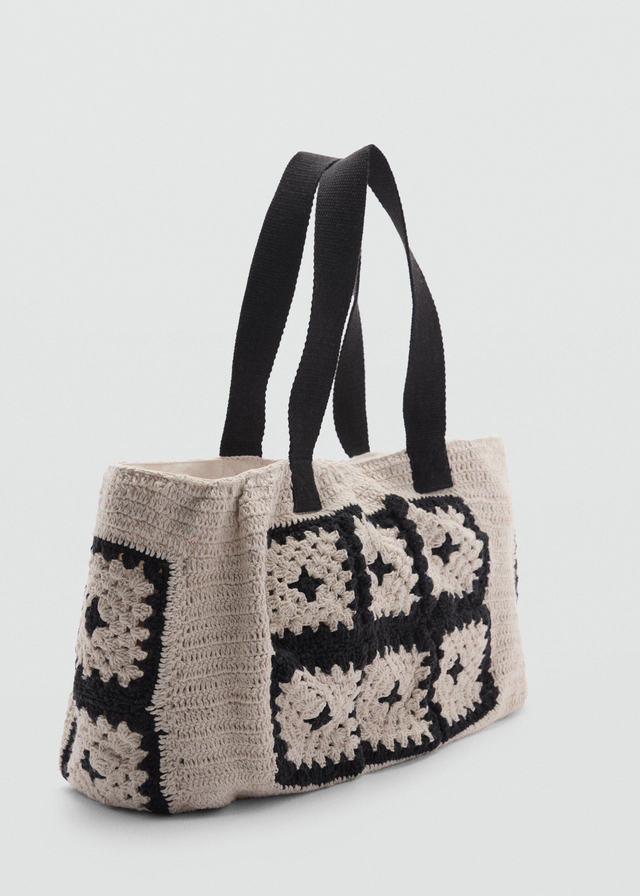 Crochet shopper bag - Medium plane