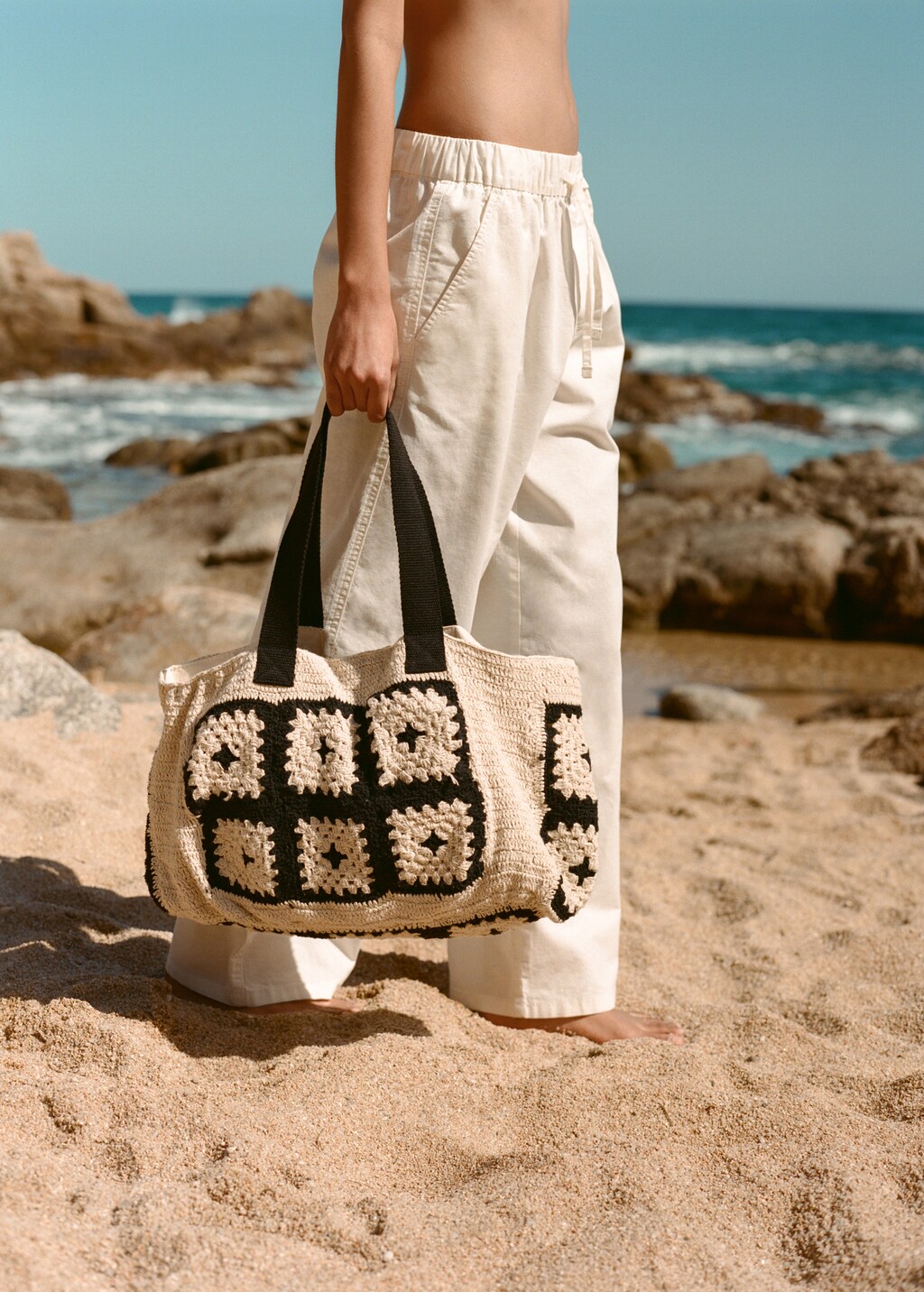 Mango crochet bag sale