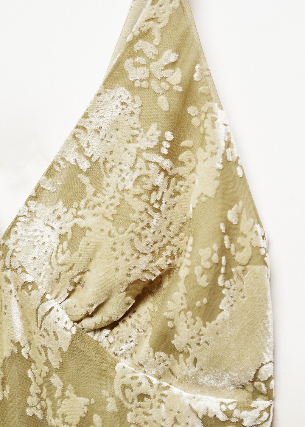 Robe longue details velours Femme MANGO Burkina Faso