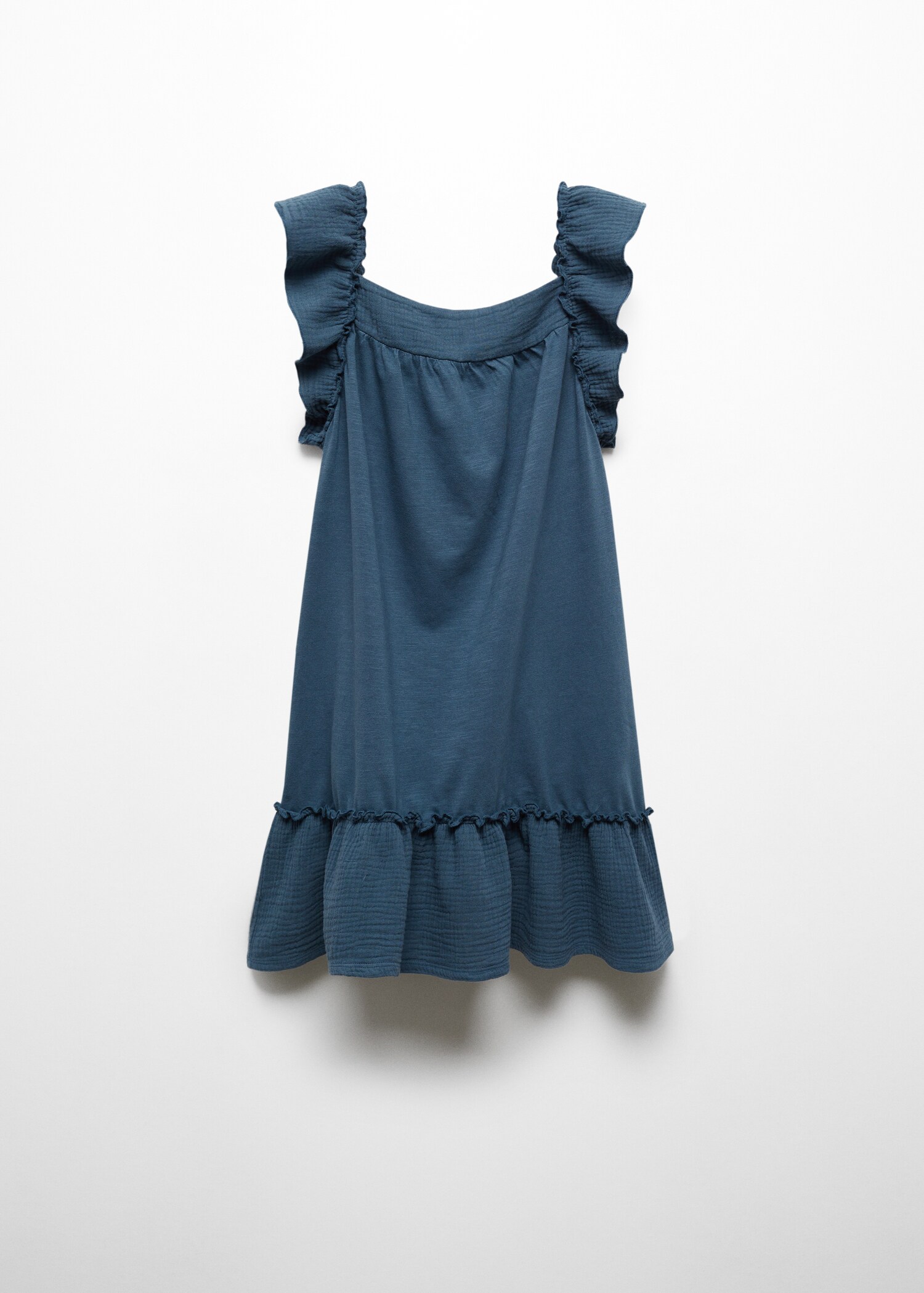 Baumwollkleid mit Rüschen - Artikel ohne Model