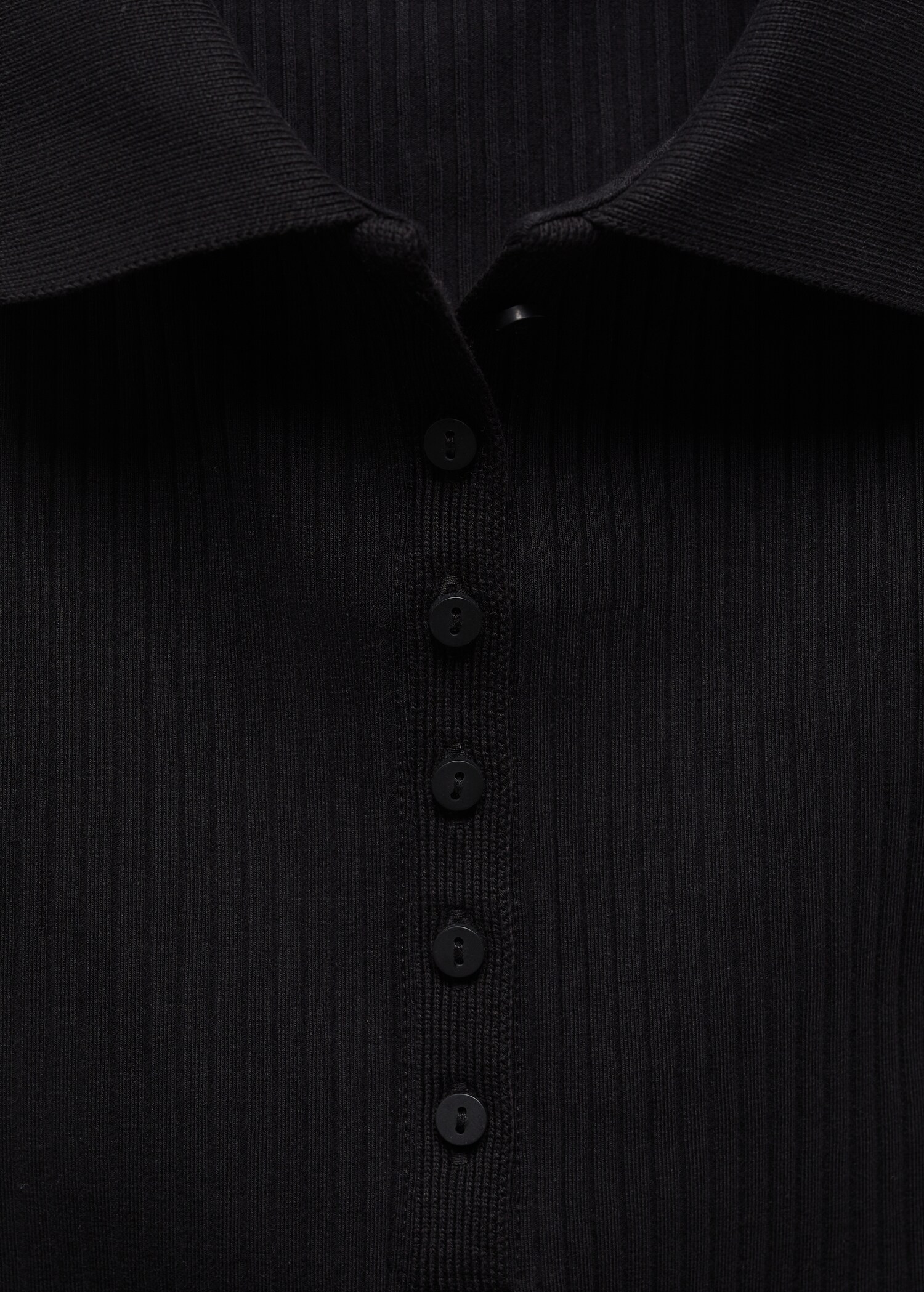 Polo-neck knitted top - Details of the article 8