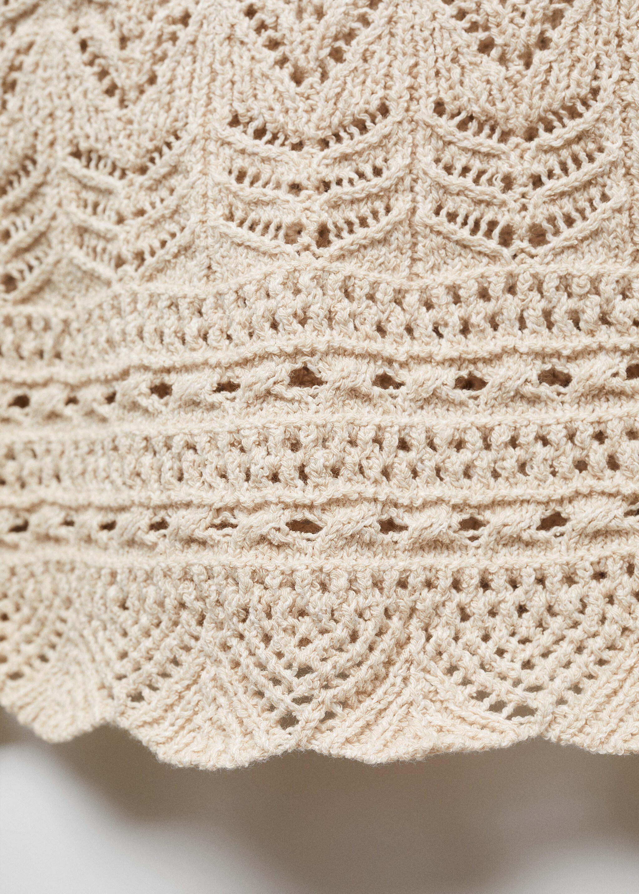 Openwork details knit top - Details of the article 8