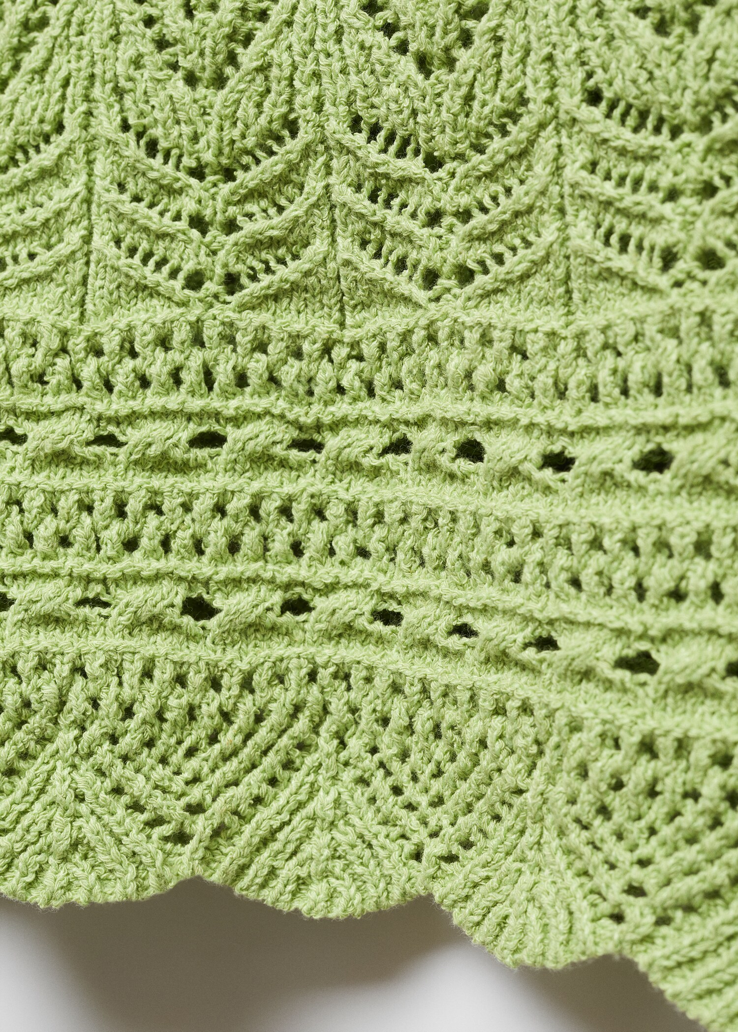 Openwork details knit top - Details of the article 8