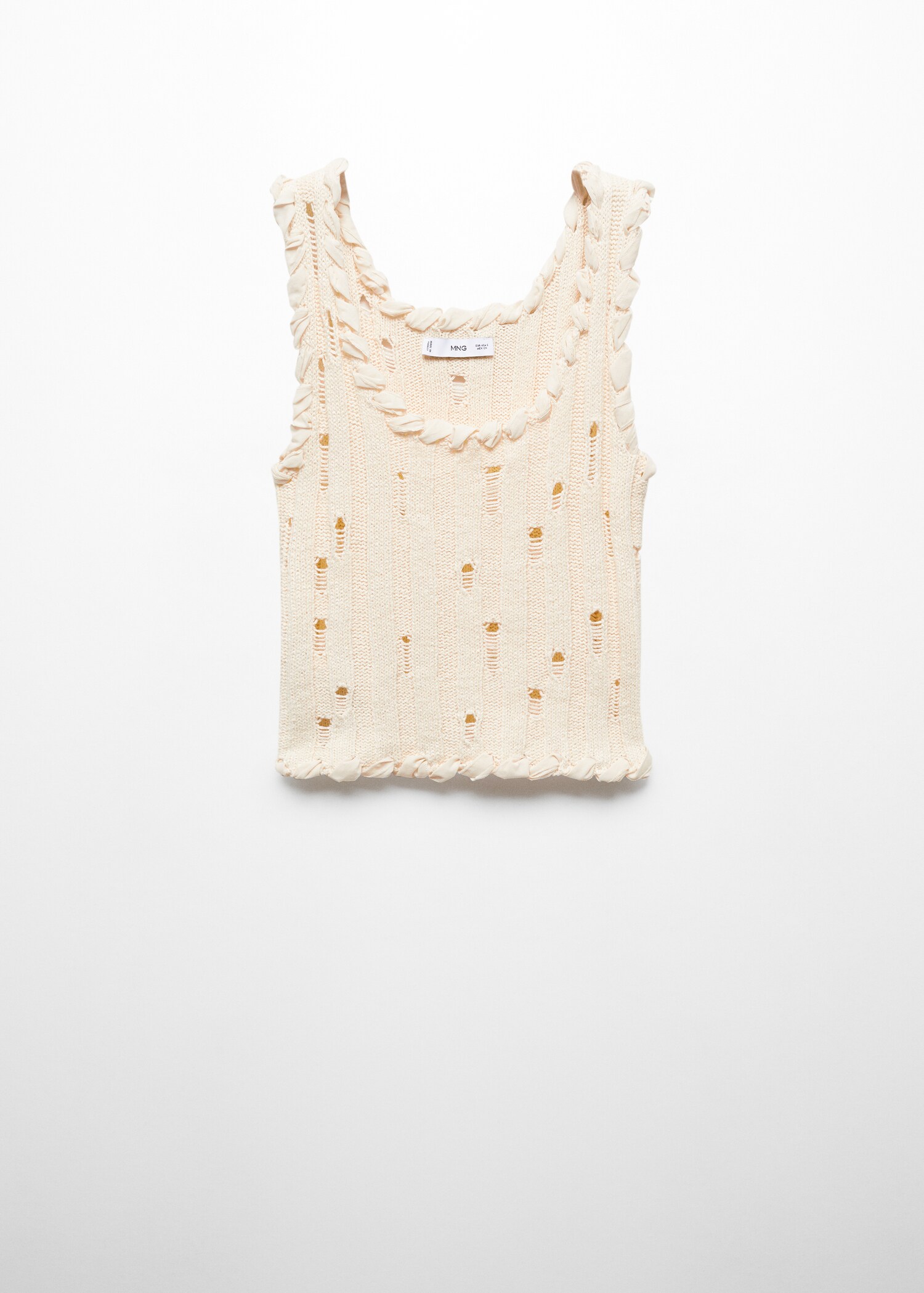 Ripped knitted top - Article without model