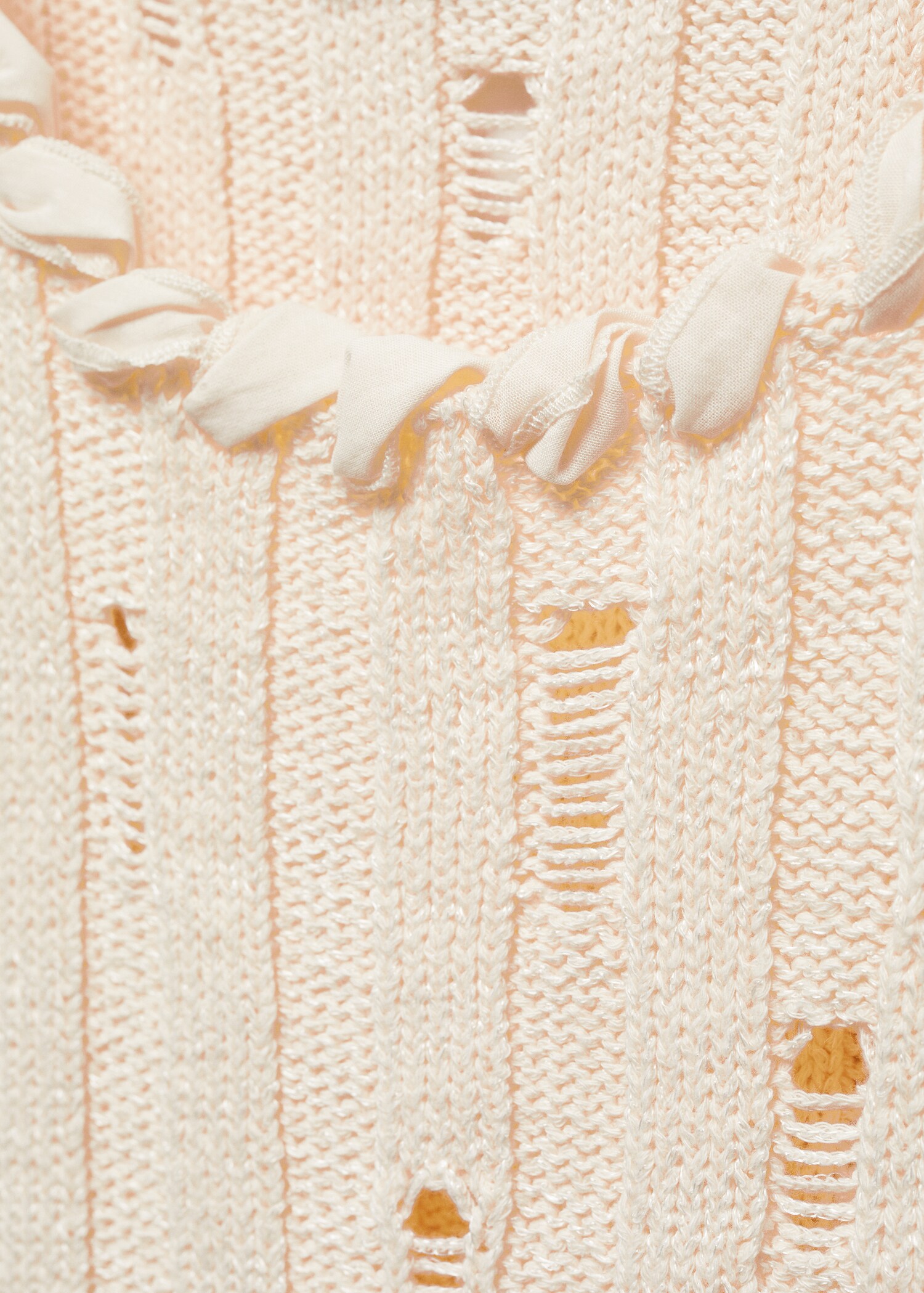 Ripped knitted top - Details of the article 8