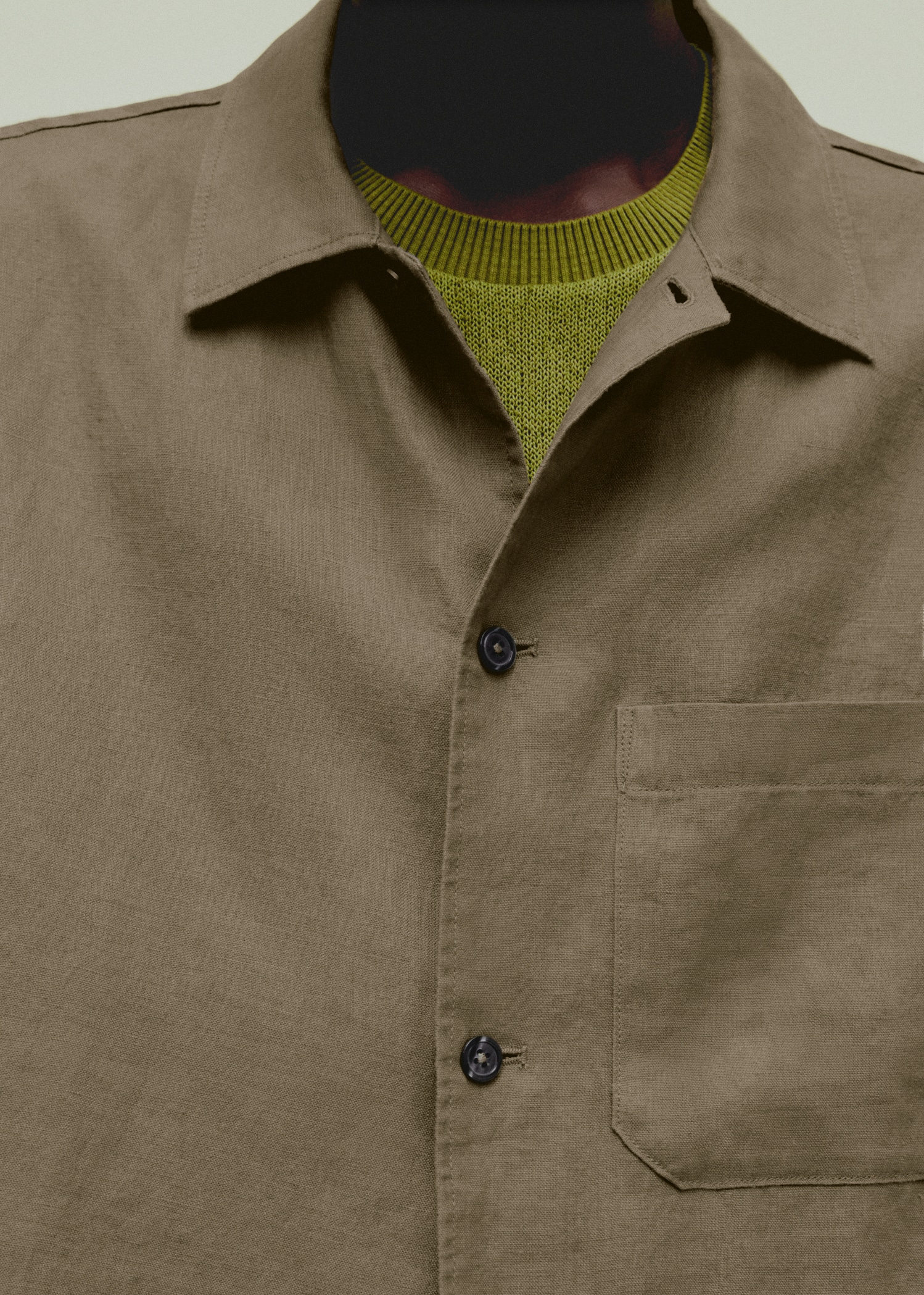 Surchemise regular-fit 100 % lin - Détail de l'article 5