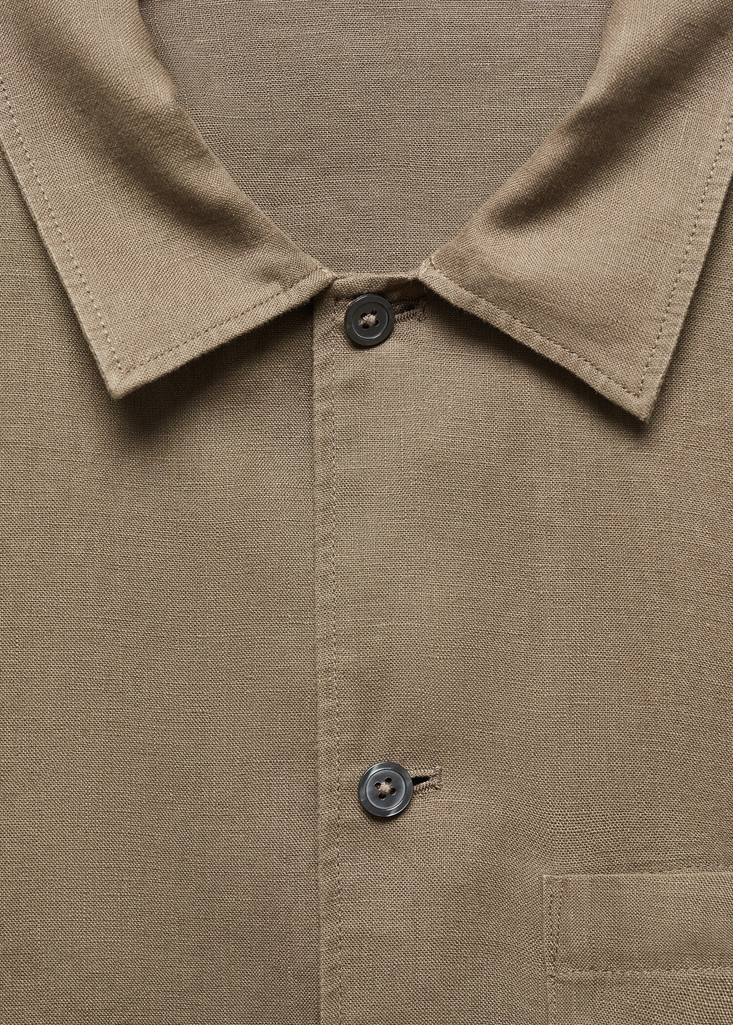 Surchemise regular-fit 100 % lin - Détail de l'article 8